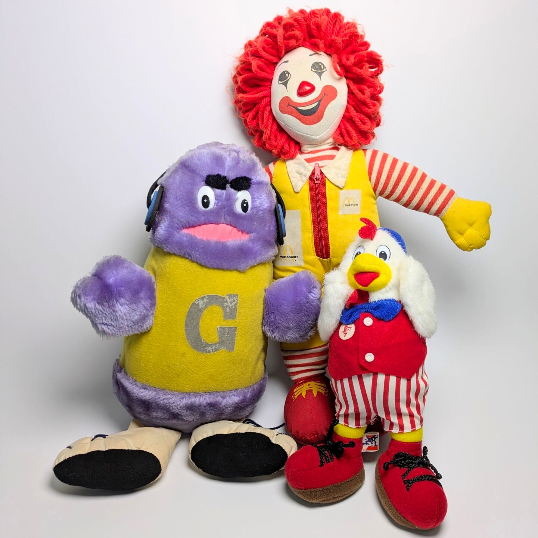 マクドナルド MacDonald's グリマス ぬいぐるみ ヴィンテージ1984