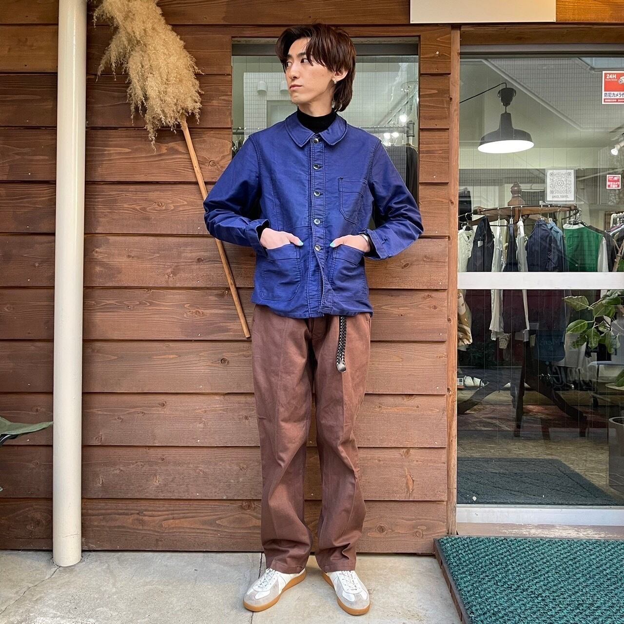 50〜60's Adolphe Lafont French Work Moleskin Jacket アドルフ