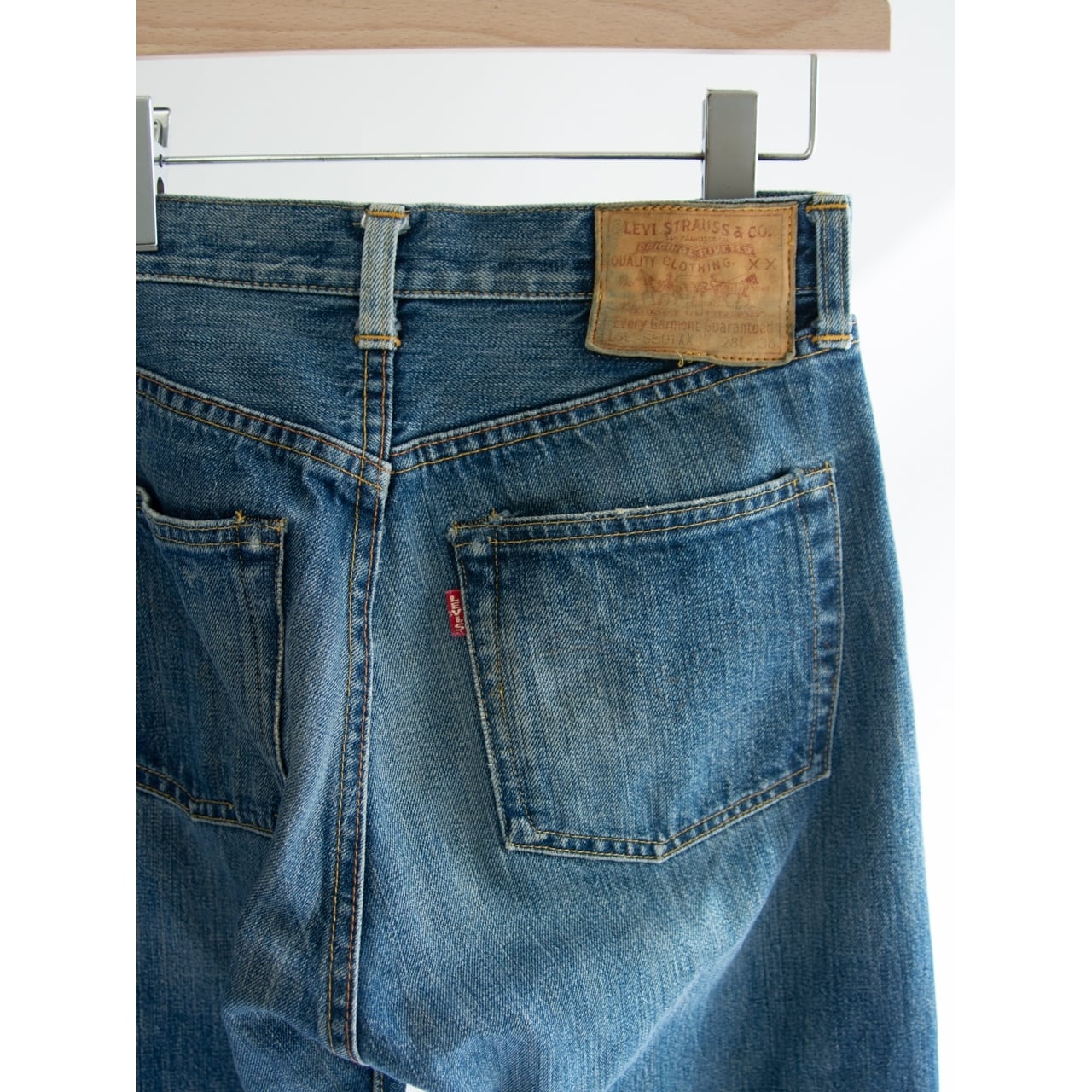 LEVI'S VINTAGE CLOTHING S501XX】Made in U.S.A. 44's Straight Denim