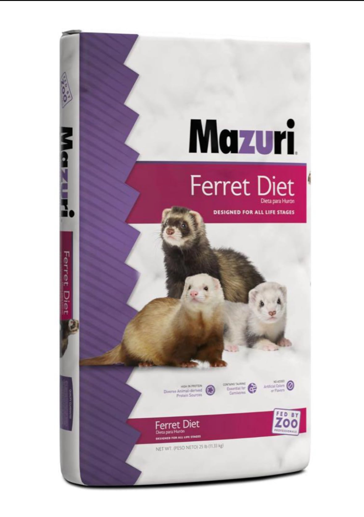 業務用 Mazuri フェレットフード 11.34kg オールステージ ペットフード