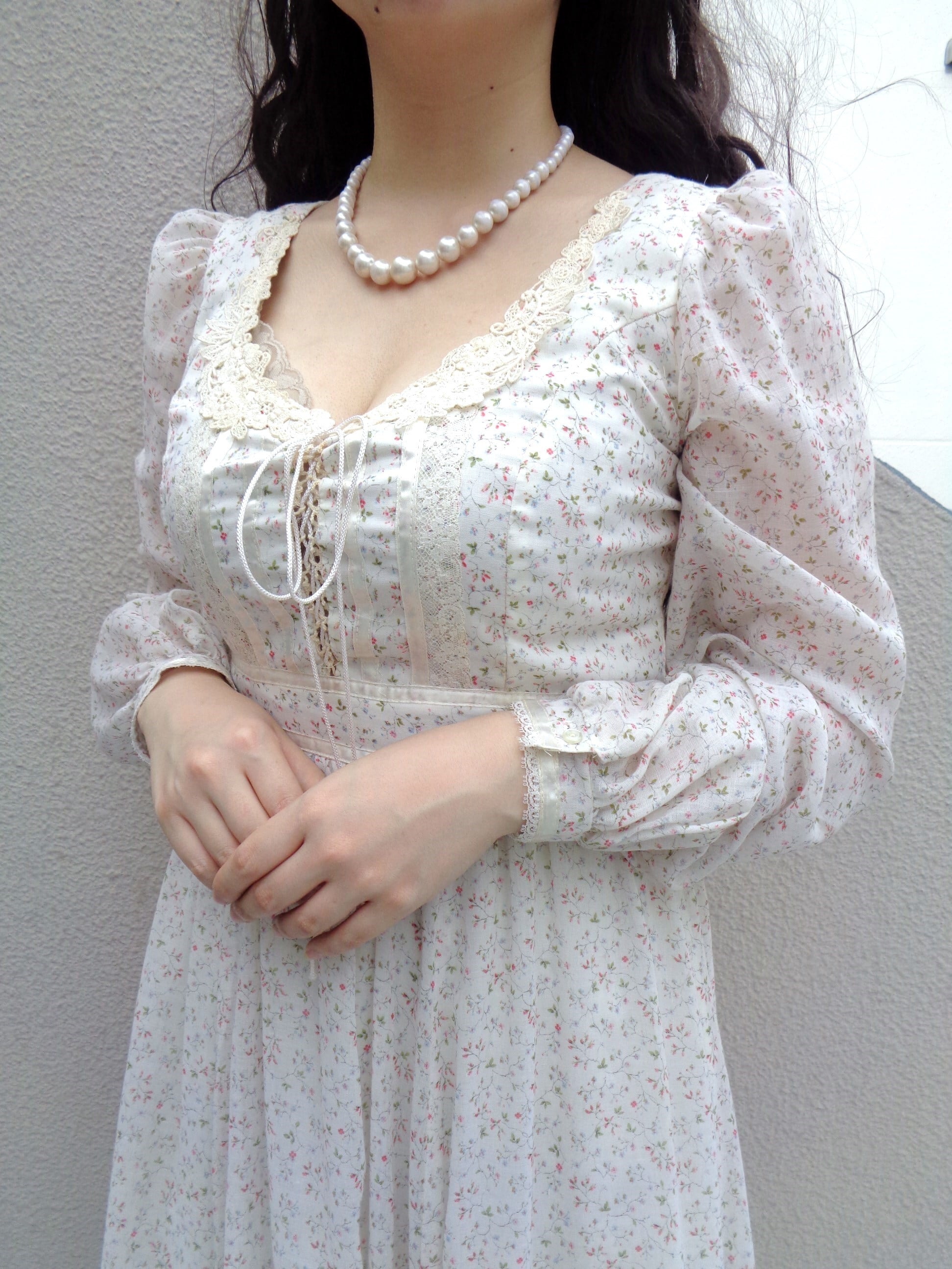 GUNNE SAX dress ガニーサックス花柄ワンピース | Little Trip to Heaven