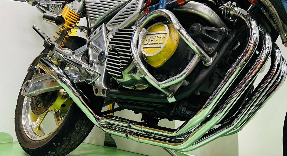 ゼファー400 ゼファー400x 猪武者ブレット管 第二章 耐熱 ブラック