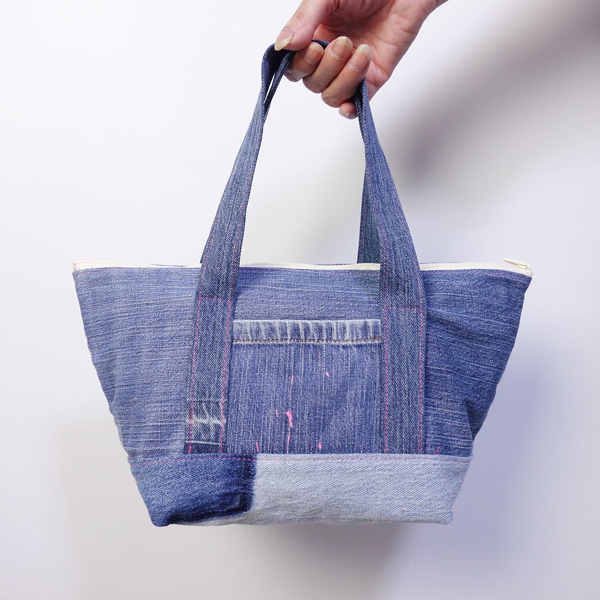 ランチバッグ リメイクデニム デニムバッグ | DENIMCLUB