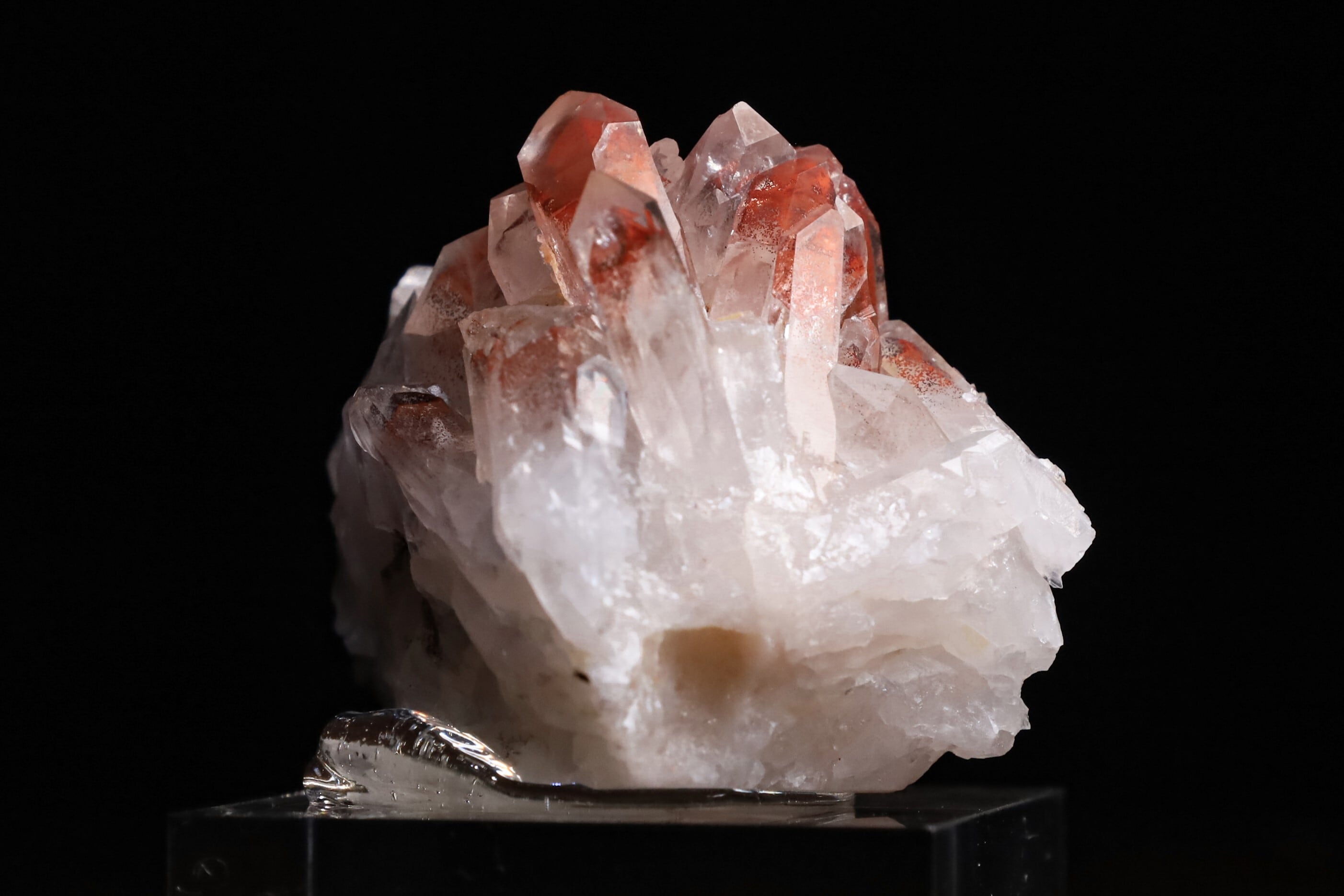 希少鉱物』オレンジ ヘマタイト イン クォーツ 23g 天然石 原石 鉱物