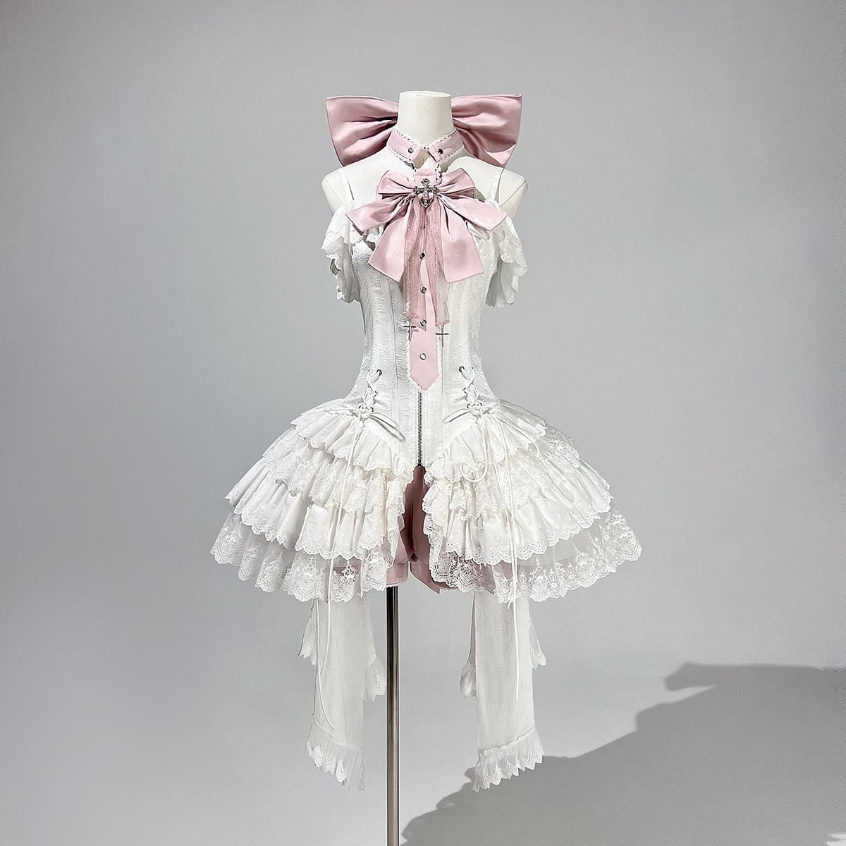 ホワイトロリータフリルドレスセット | Maiden's Rêve