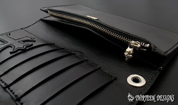 THIRTEEN DESIGNS サーティーンデザインズ KWA-3N CROSS LONG WALLET
