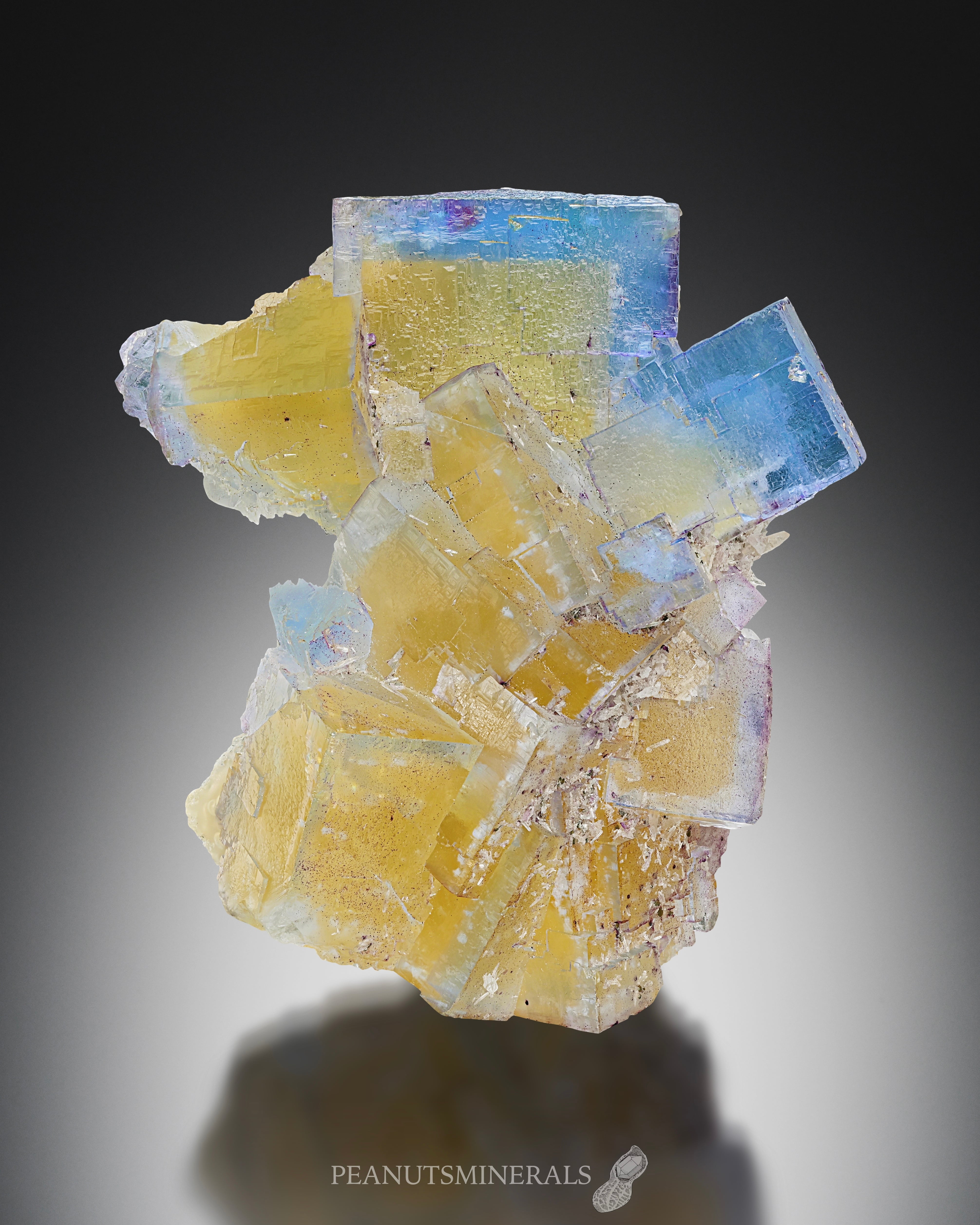 ロードクロサイト / フローライト / クォーツ【Rhodochrosite with