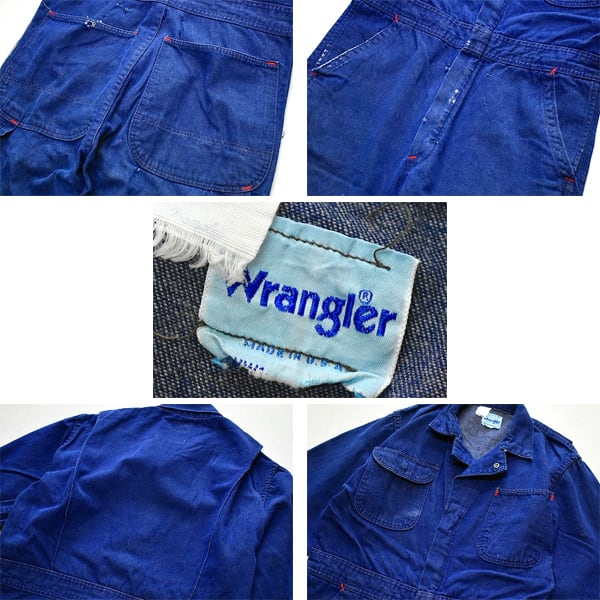 1点物◇USA製ビンテージ70sラングラーつなぎデニムツナギ作業服