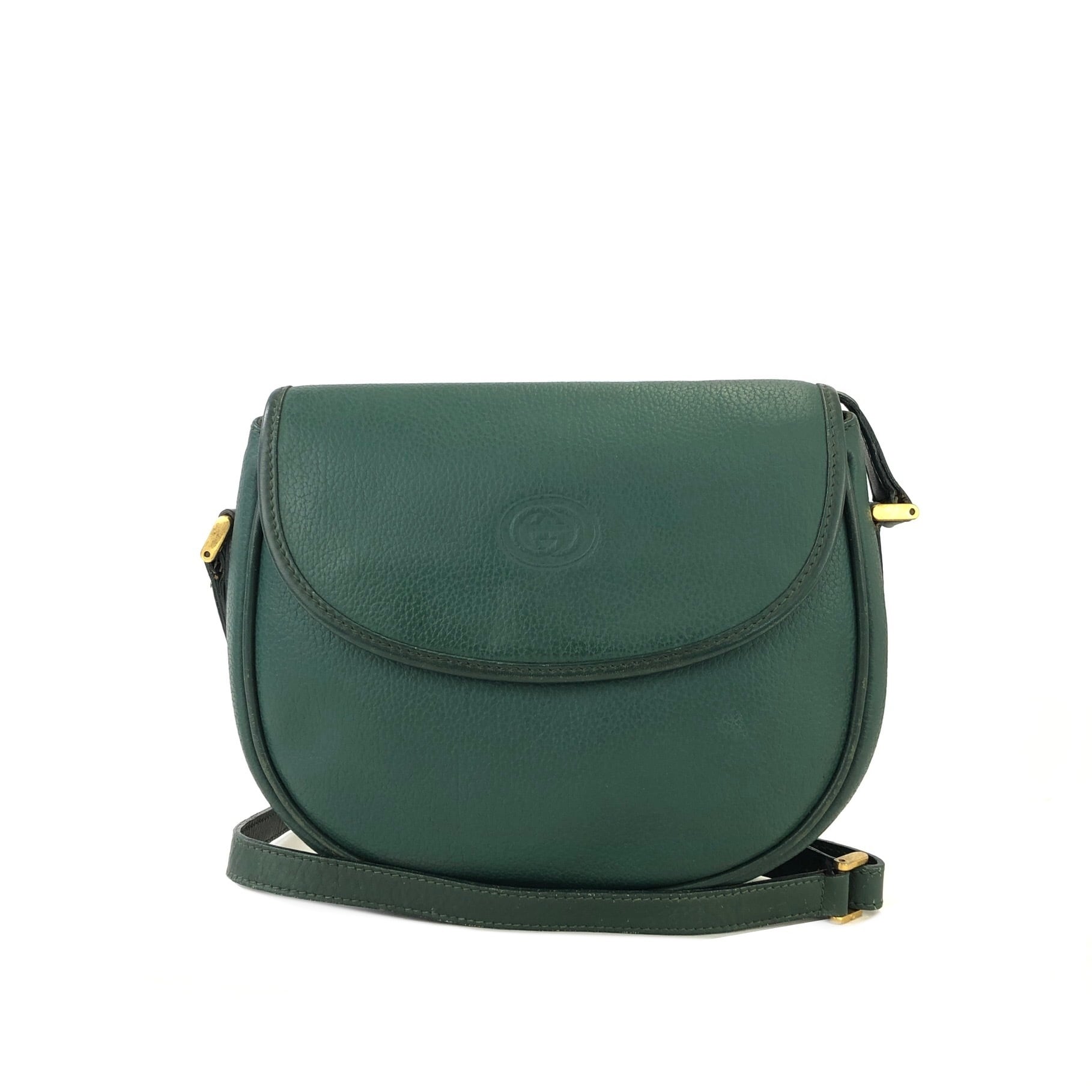 GUCCI グッチ GG型押し レザー クロスボディ ショルダーバッグ