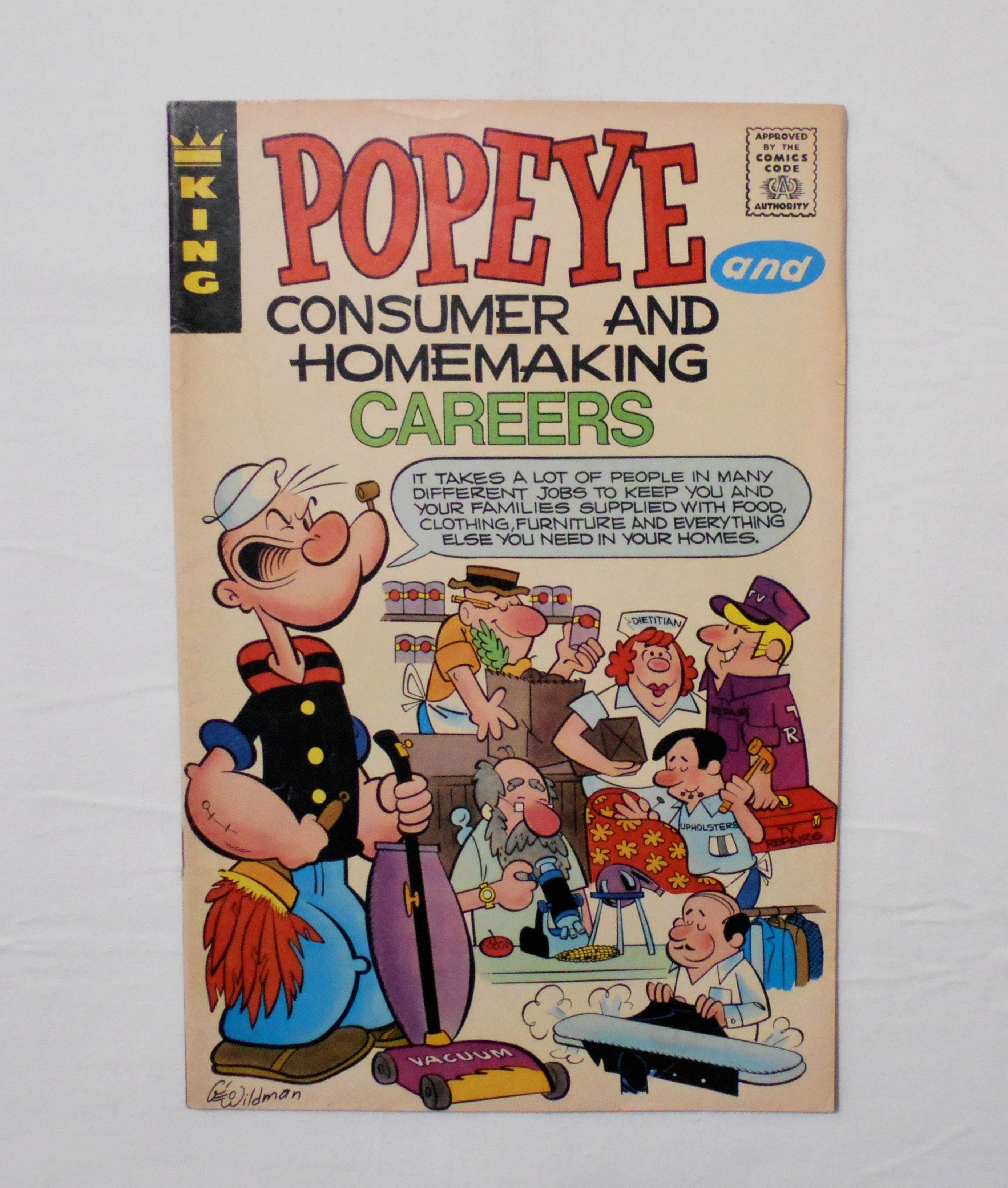 1982年 ポパイ カラーコミック ペーパーバック/ヴィンテージ 絵本 洋書