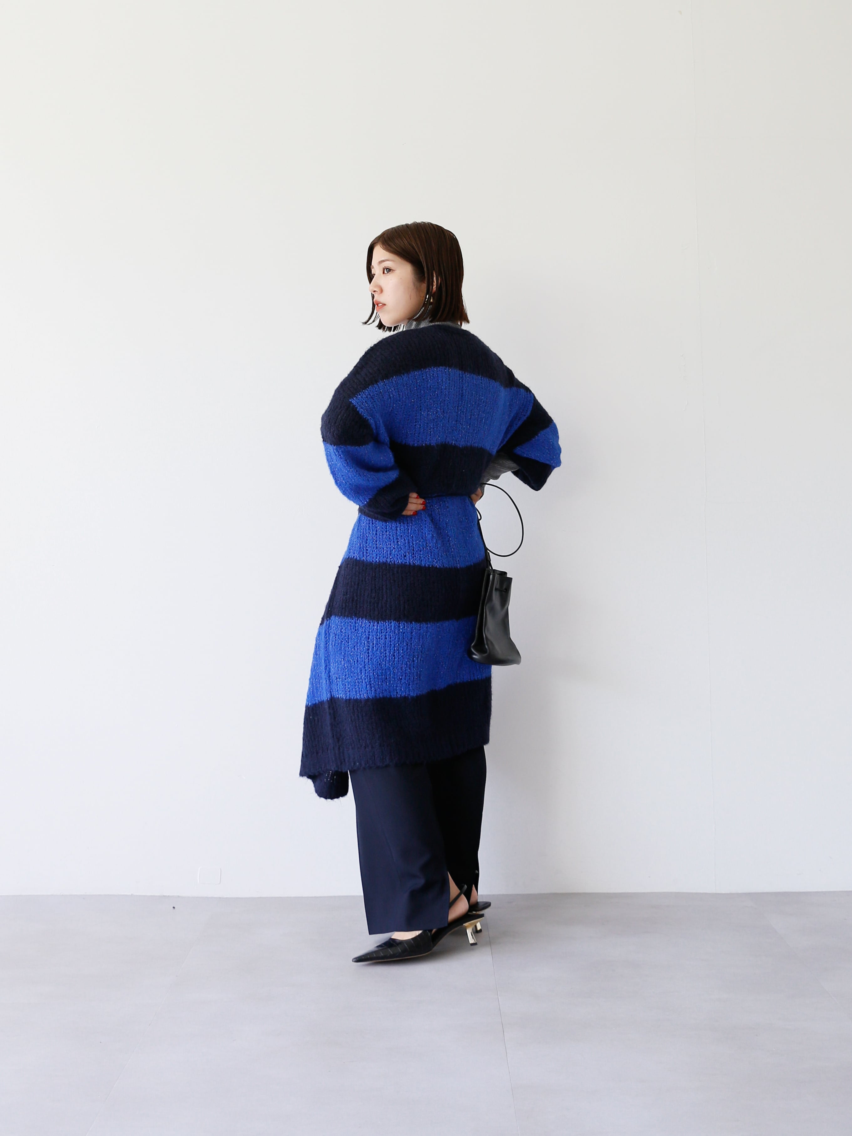 mohair like long knit cardigan | Katrin TOKYO