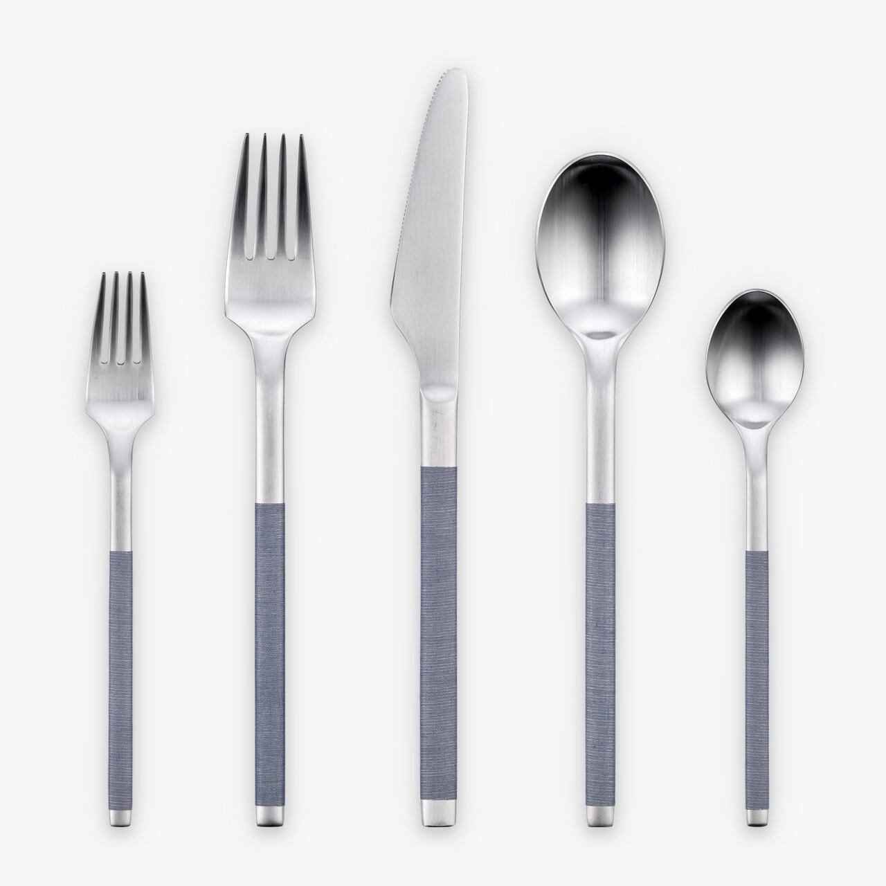 サクライ/布着せカトラリー/コージー色彩ディナーセット/デザート