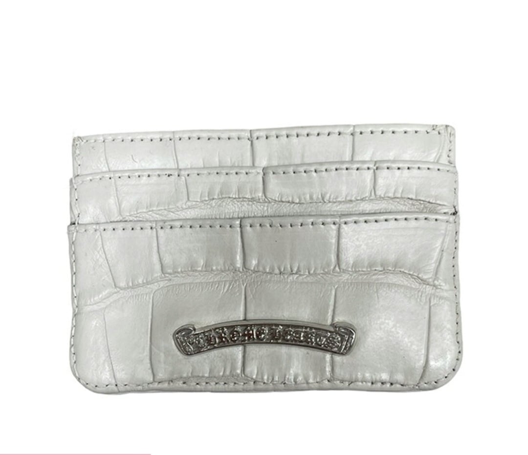 CHROME HEARTS クロムハーツ Crocodile Leather Card Case