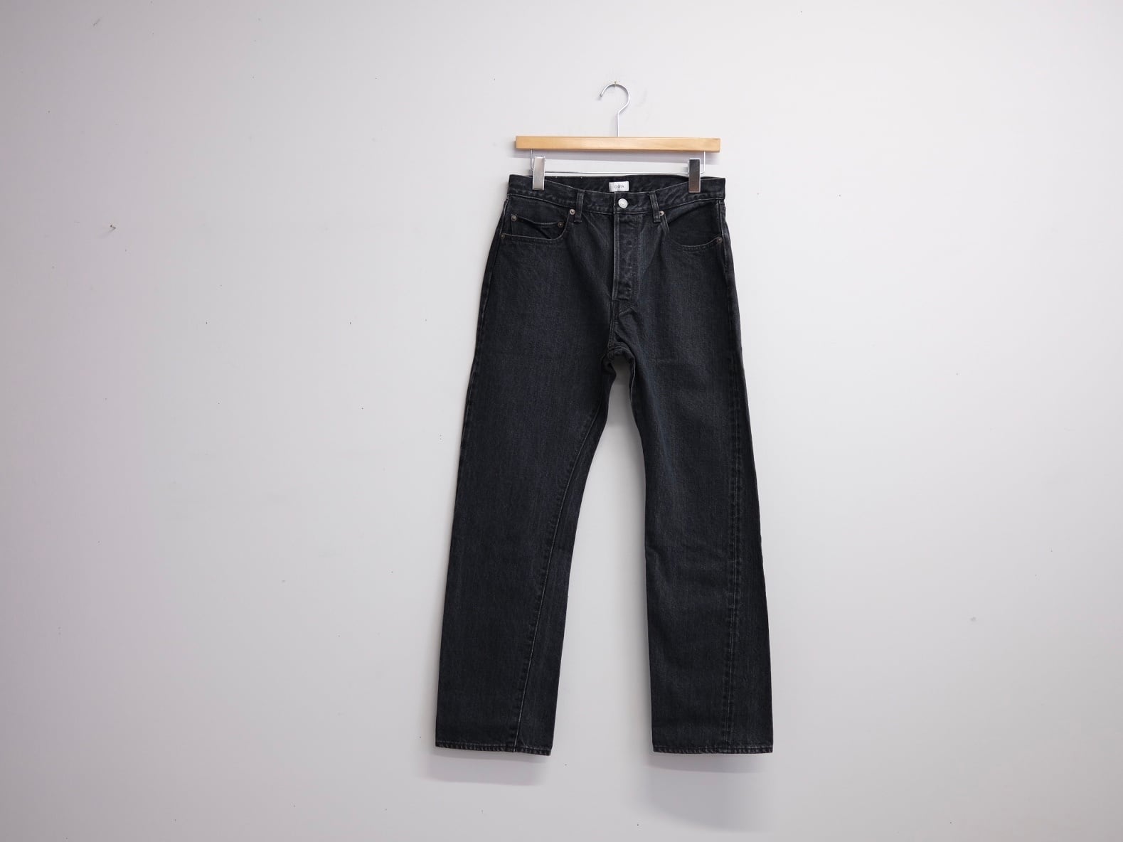 CIOTA” New Straight 5 Pocket denim Pants Medium Black” | Lapel