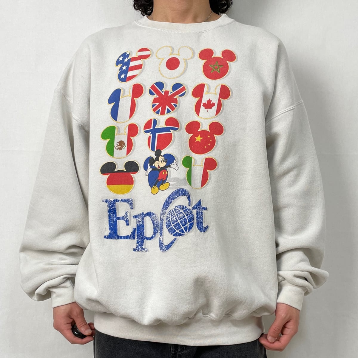 90s MICKEY,INC ミッキーマウス Epcot スウェット ディズニー 古着