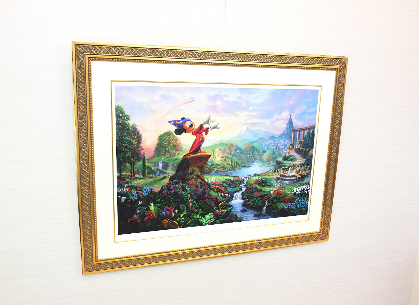 ディズニー絵画「ミッキーマウス/ファンタジア」作品証明書 展示用