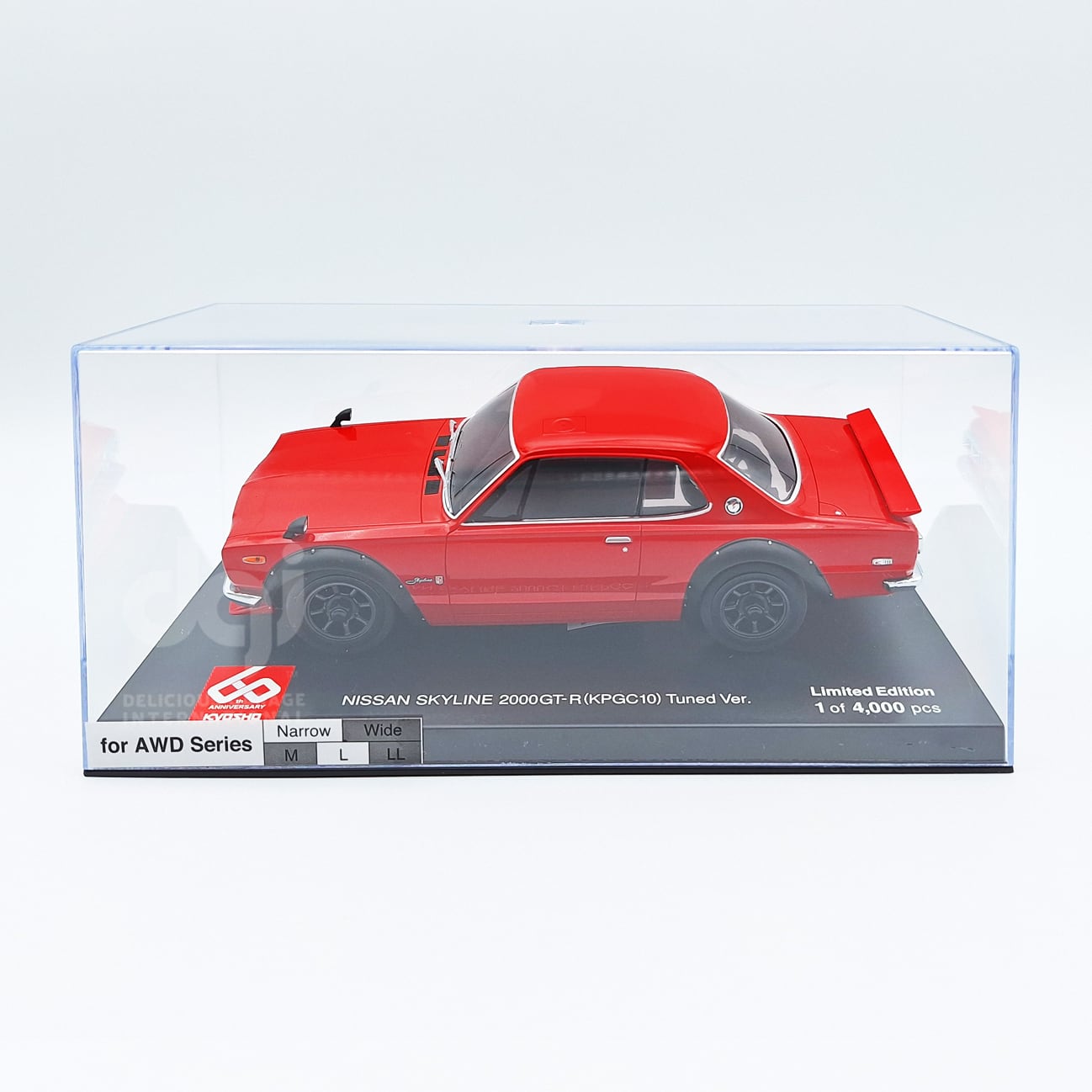 京商 MINI-Z 京商60th限定 スカイライン 2000GT-R レッド MZP466R60