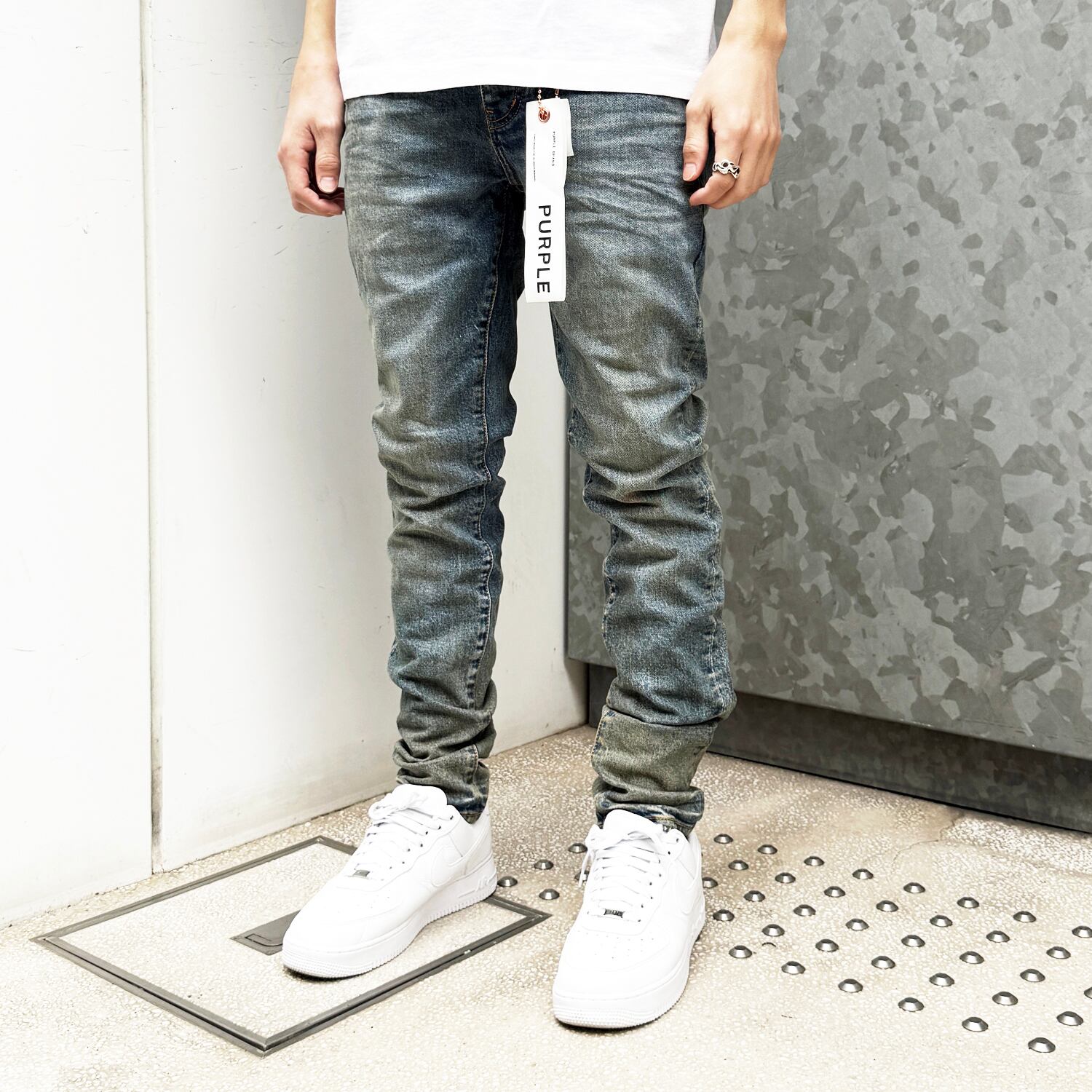 PURPLE BRAND / P001 Skinny Cracked Bronze | HOLICK