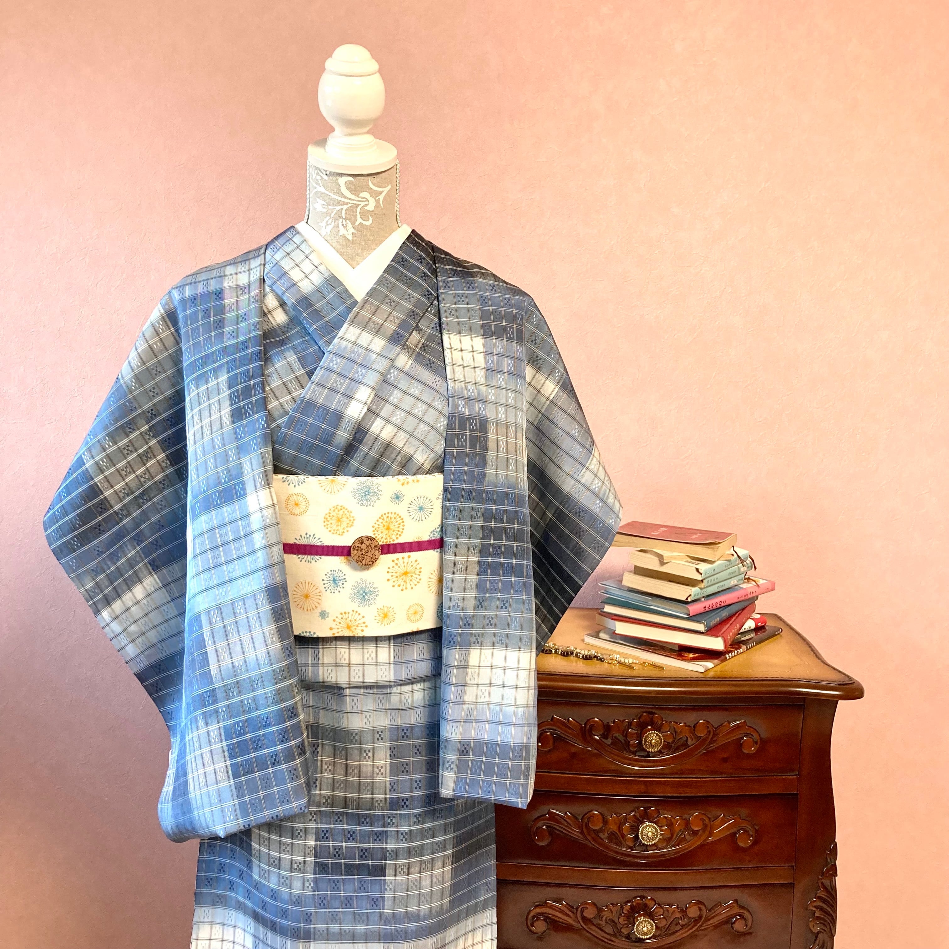 正絹　三代目市三郎　紬　反物　未使用品 新品> 反物 正絹 三代目市三郎 雅生紬曾 輝（かがやき） 紬 （着尺