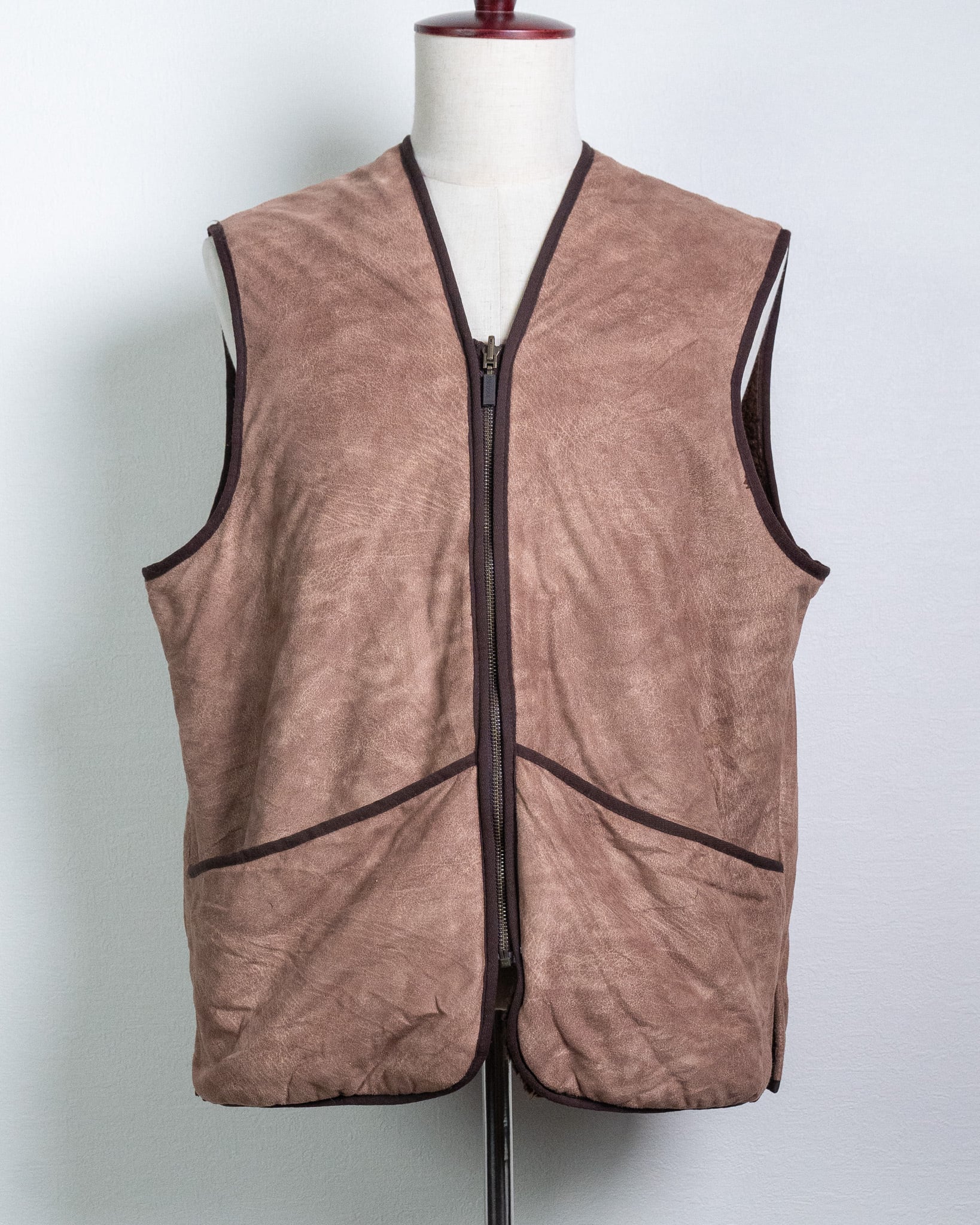 Barbour 3warrant Front Zipper Boa Linner Vest 