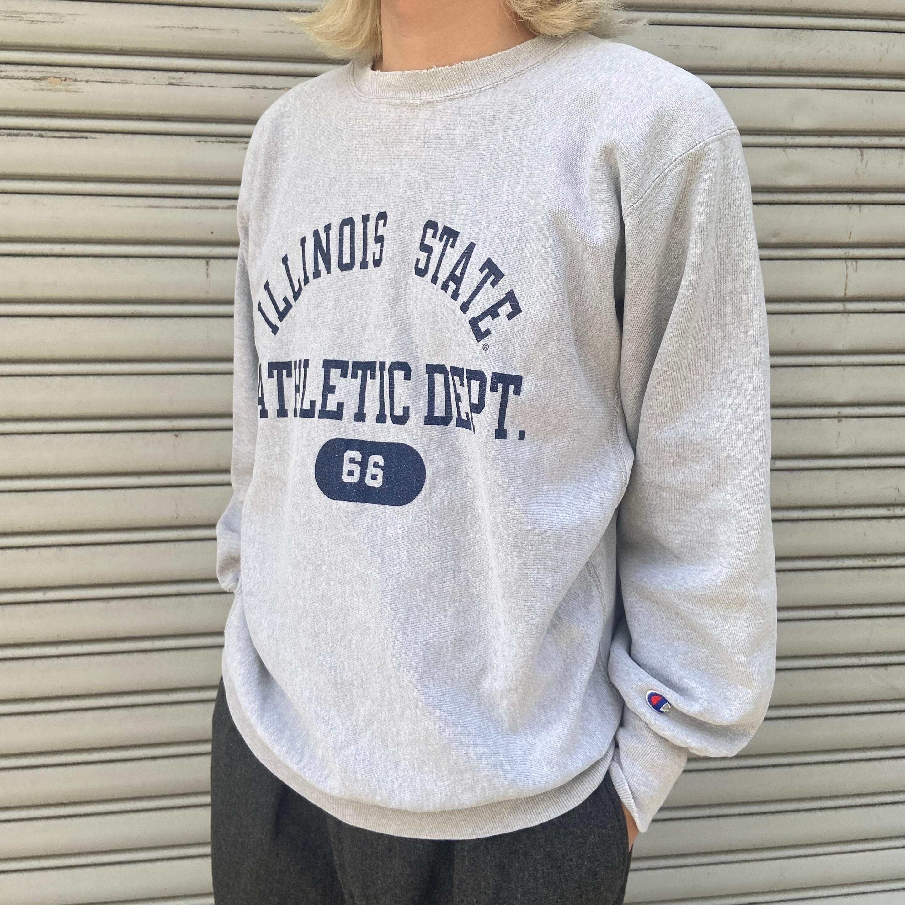 90s チャンピオン 3段カプセル リバースウィーブスウェット カレッジ