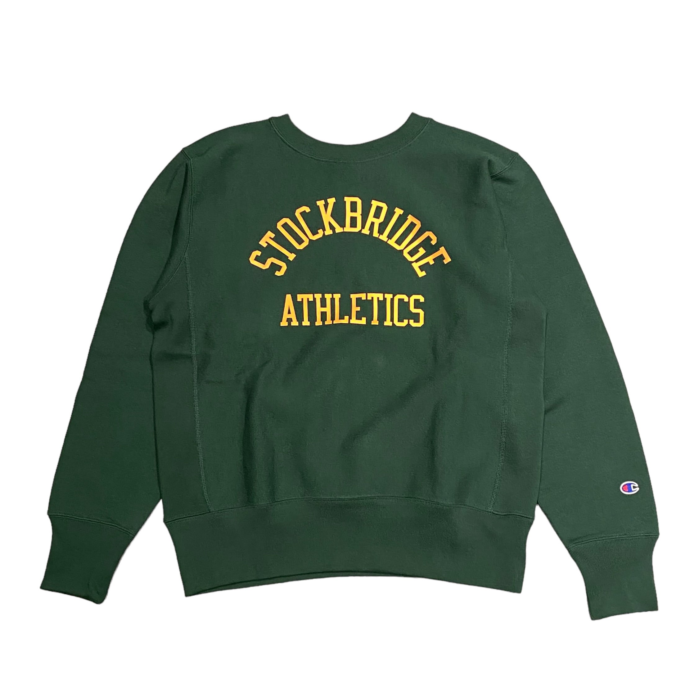 Champion Reverse Weave Crew Neck Sweat Shirt - ボトルグリーン