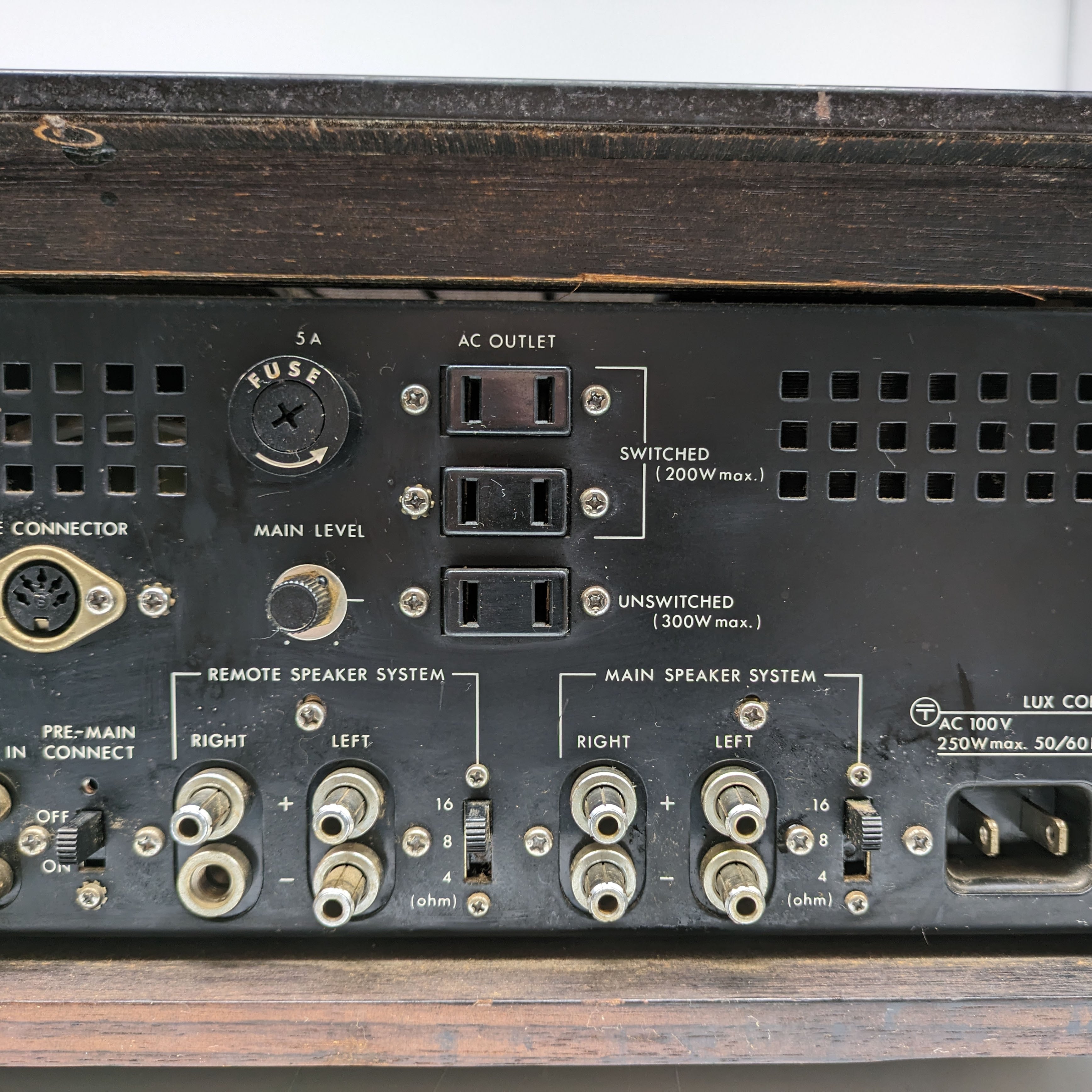 LUXMAN(ラックスマン)・SQ38FD MK-II・プリメインアンプ・管球式