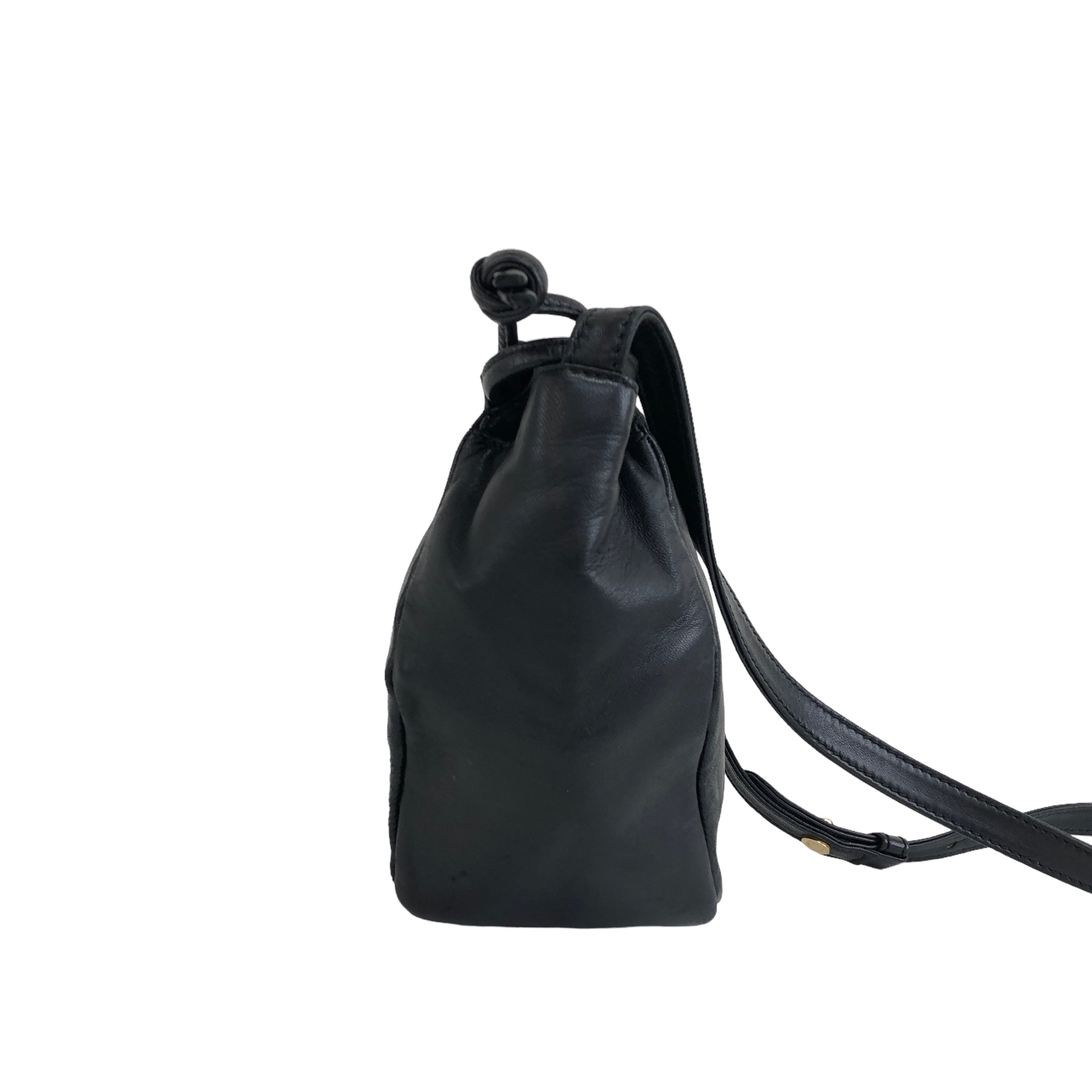 LOEWE ロエベ アナグラム ナッパレザー ミニバッグ 巾着 ショルダー