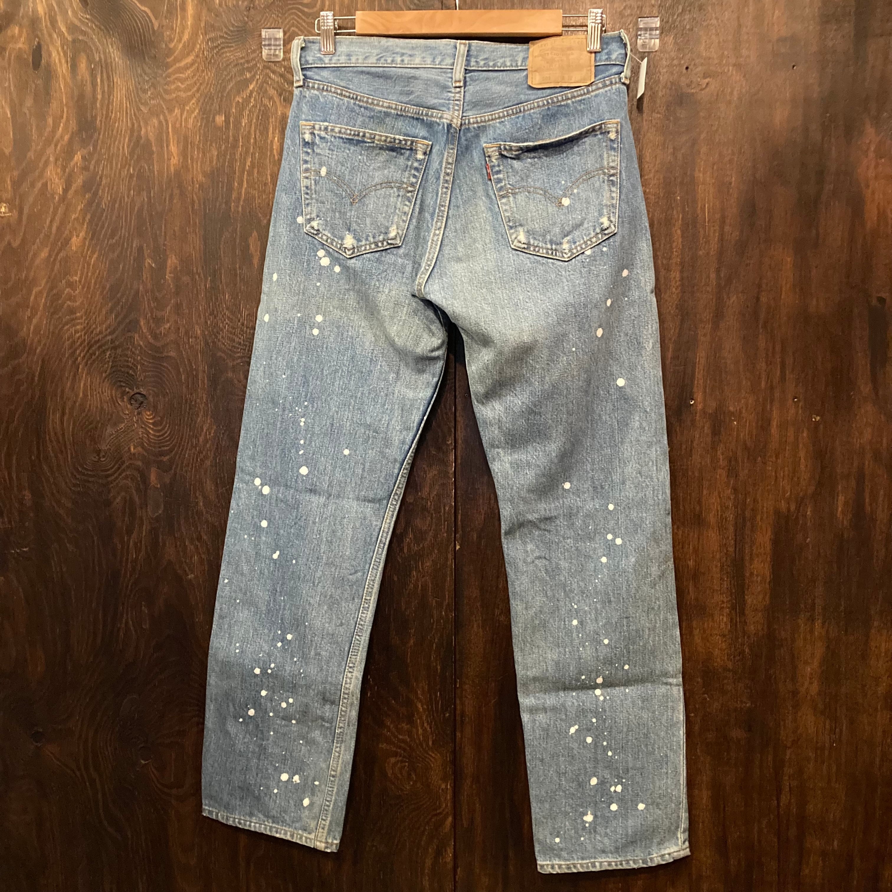 Levi's リーバイス 501デニム W32 02年製 ジーンズ ダメージ加工