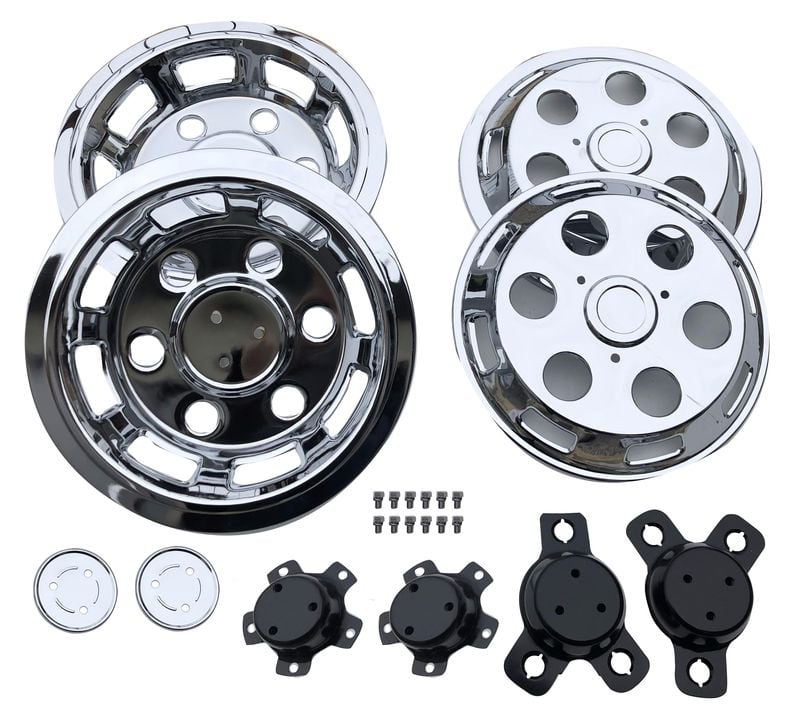 日野 4tレンジャー用 17.5インチ 6穴 ステンレス DXホイールカバー