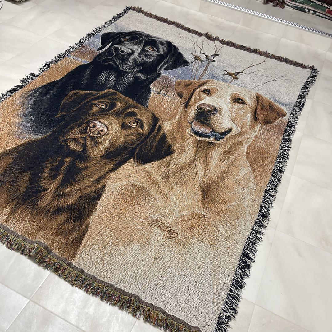 犬 ラブラドール マルチカバー ソファーカバー ヴィンテージラグ