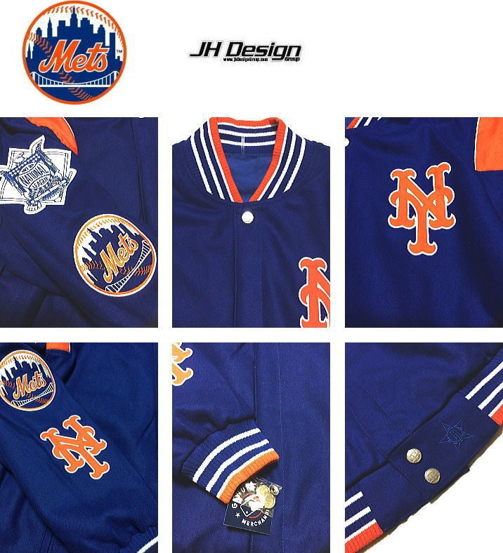 送料無料】ニューヨーク メッツ スタジャン MLB JH DESIGN