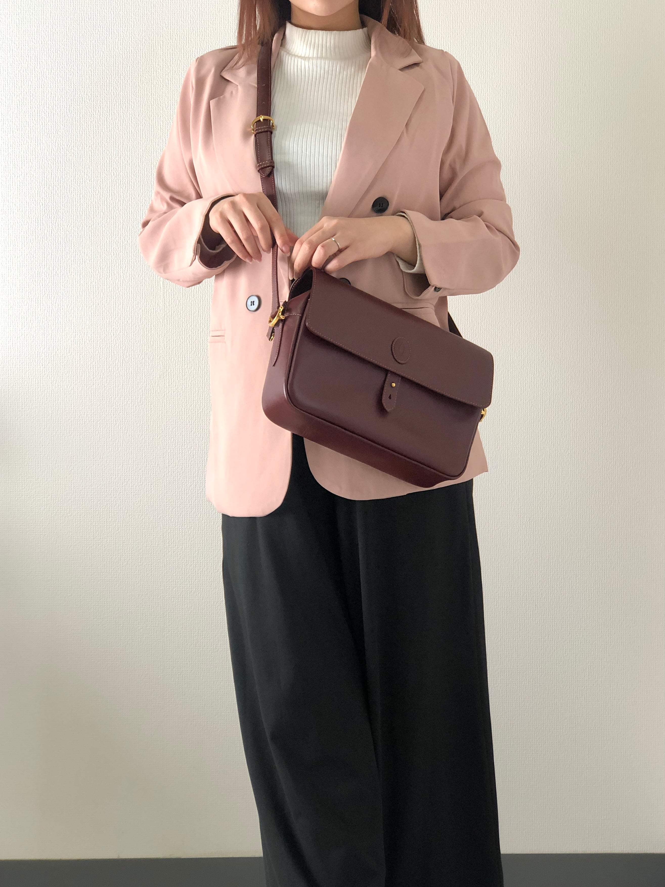 Cartier カルティエ マストライン ショルダーバッグ ボルドー vintage