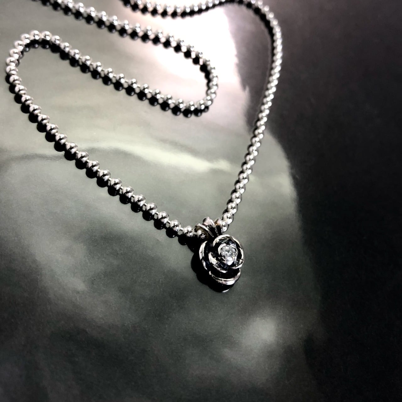 BALL CHAIN [ROSE] w/DIAMOND in collaboration with SUGIZO / ローズ