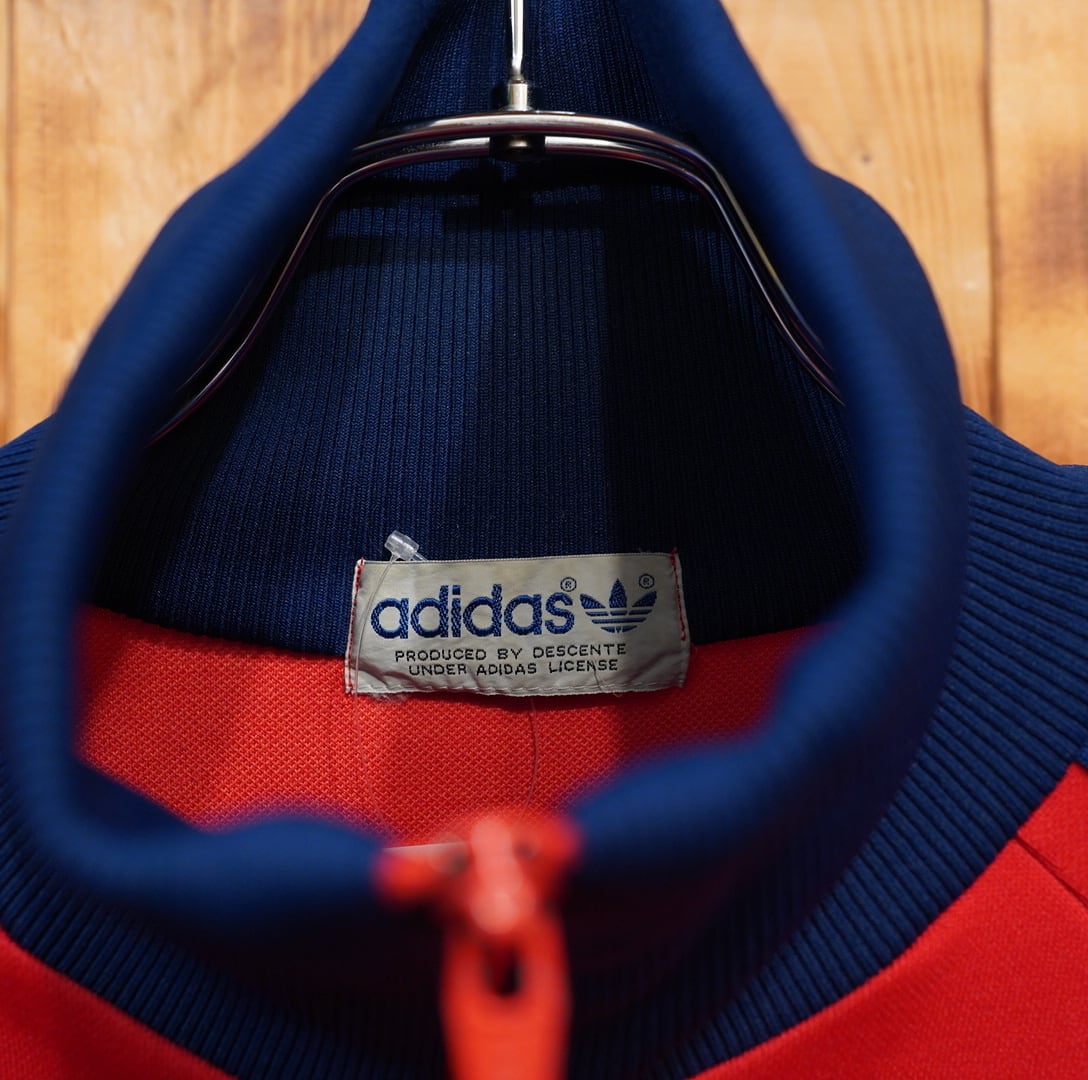 80s adidas トラックジャケット 4号 ジャージ adidas デサント製