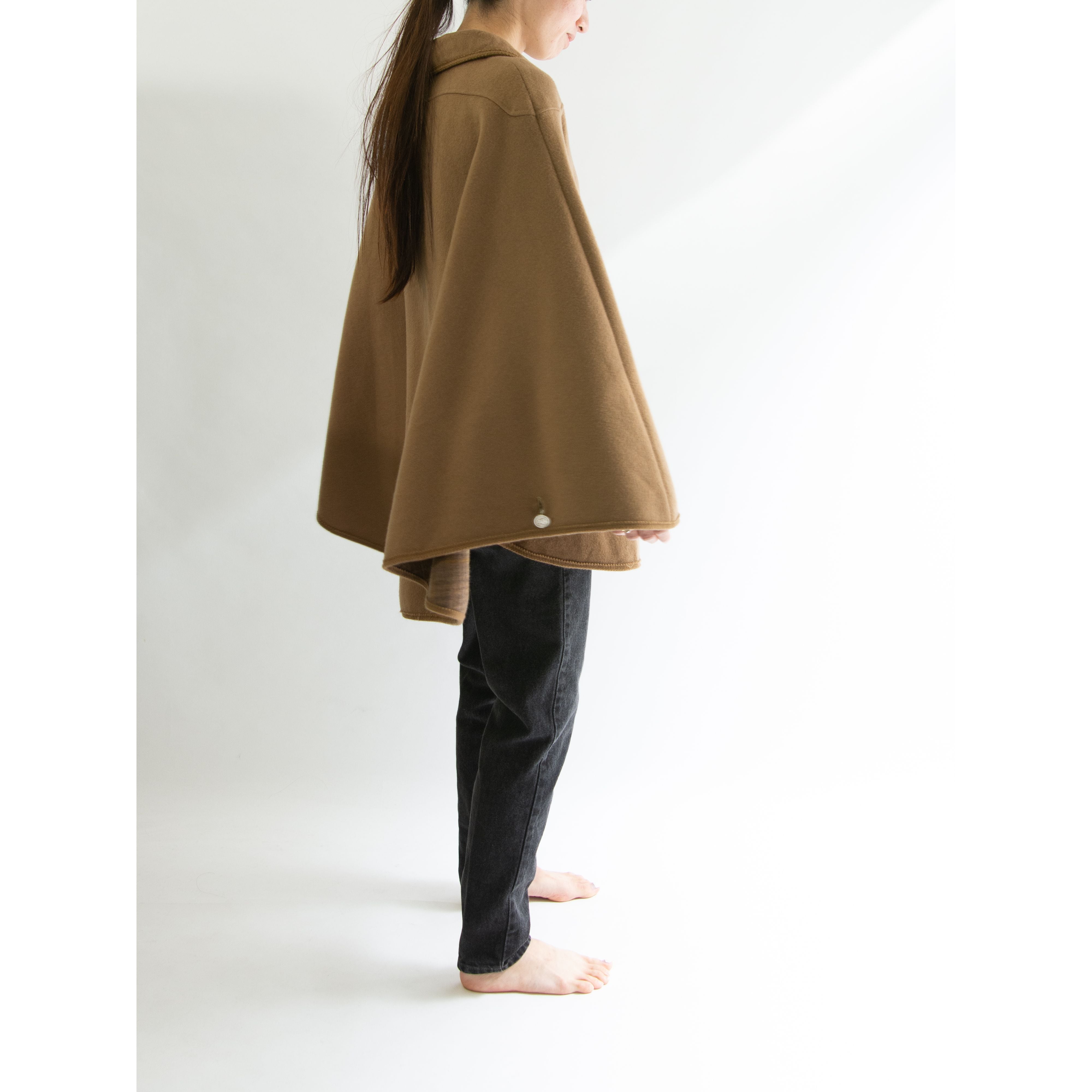 STEINBOCK】Made in Tyrol wool-polyamide loden cape（シュタイン