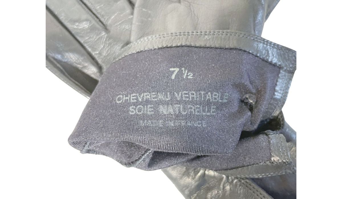 未使用 CHANEL シャネル レザー グローブ 革手袋 ラムスキン ココ