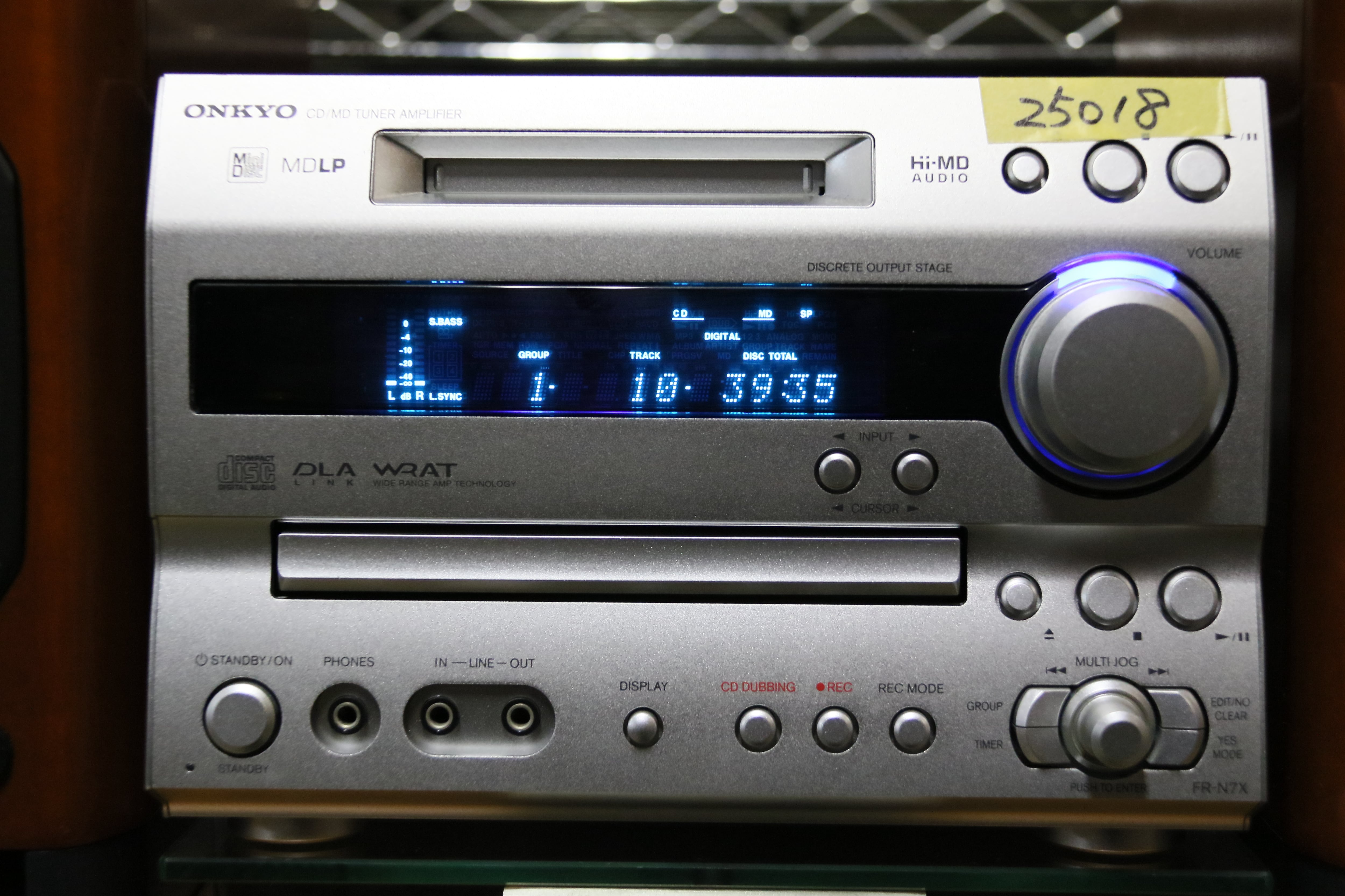 HI-MD搭載、貴重な稼働品！】ONKYO FR-N7X ＆D-N9 CD/MD/ﾁｭｰﾅｰ/ｱﾝﾌﾟ