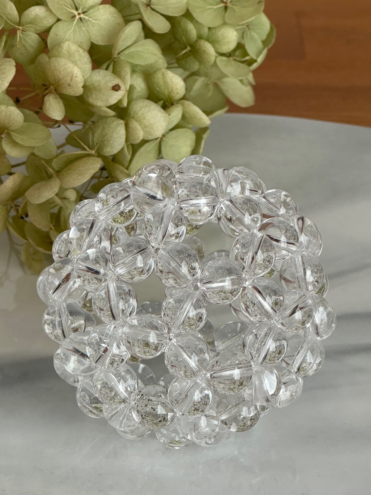 神聖幾何学フラーレン「天然クリスタル 8mm玉」 | SHIMADA DOLL