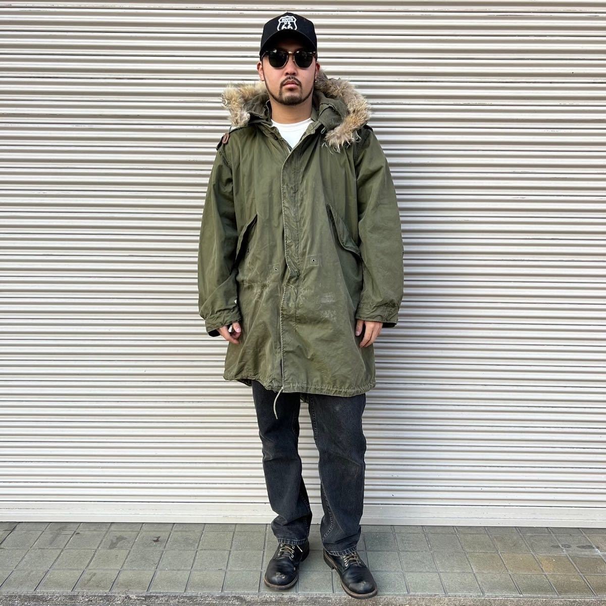 50s M-51 パーカー フィッシュテール フード シェルセット 米軍実物