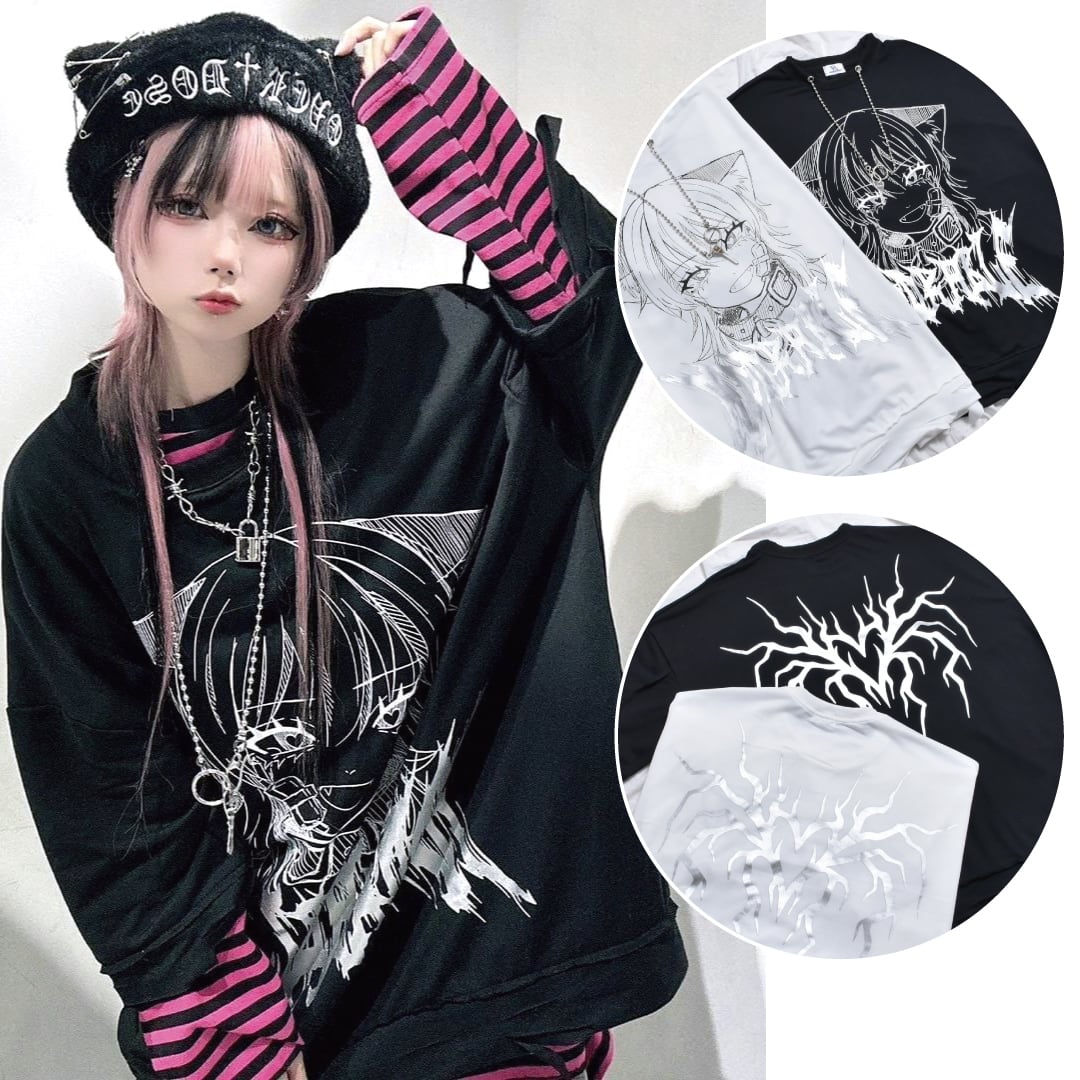 PETダメージ SUPER BIG Tシャツ | VOLCAN&APHRODITE