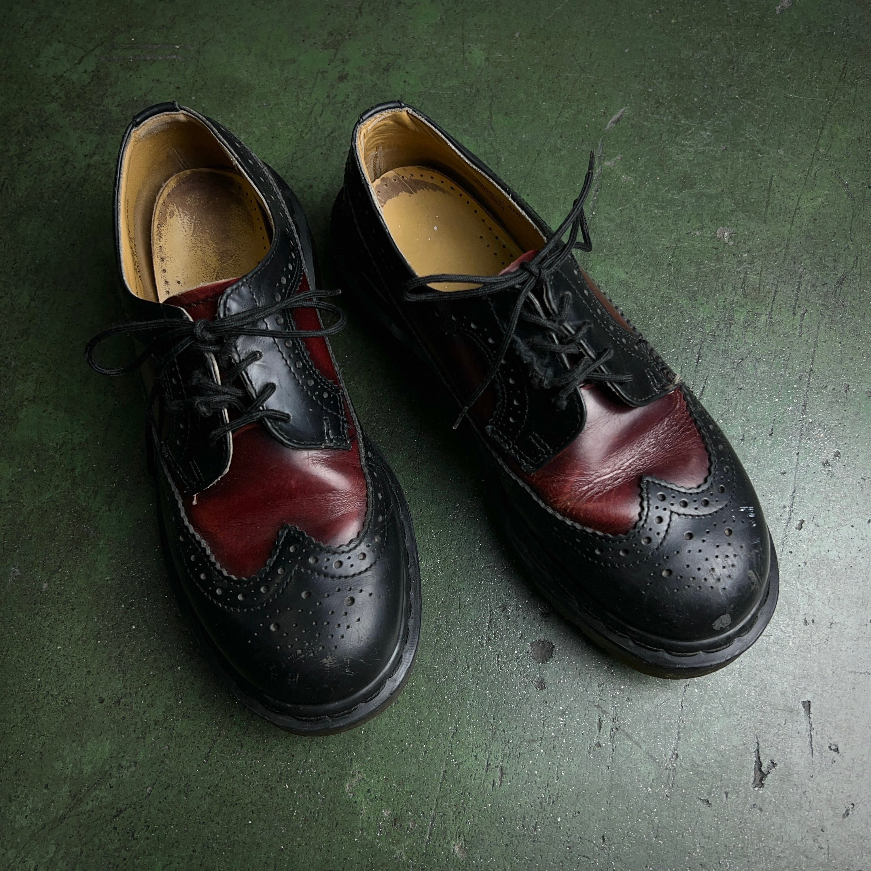 90's Dr.Martens Wing Tip Leather Shoes MADE IN ENGLAND 90年代