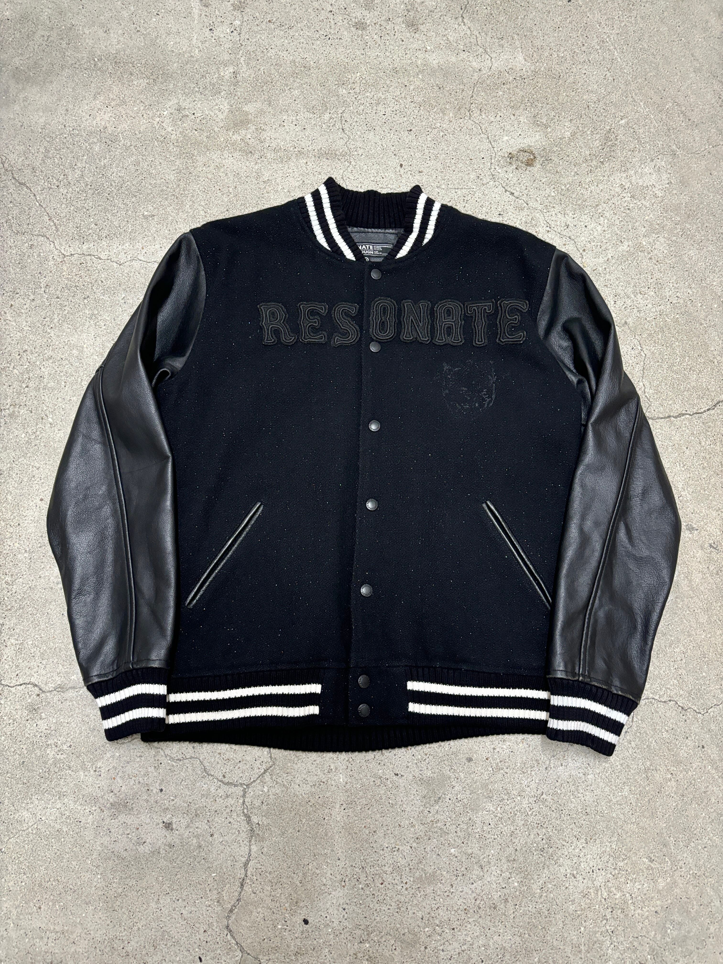 00s RESONATE GOODENOUGH/Logo patch Stadium Jacket/M/ロゴパッチ
