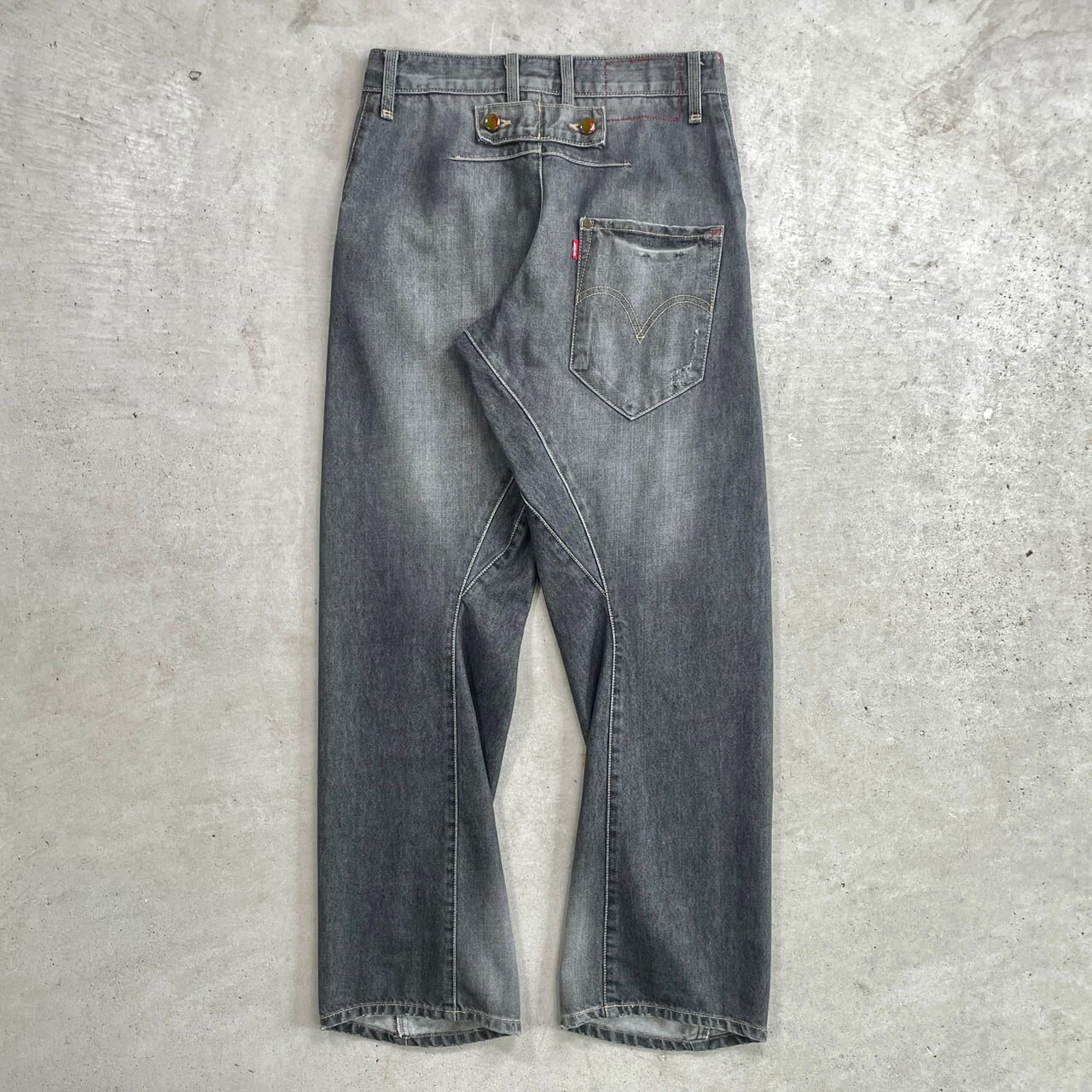 00年代 Levi's ENGINEERED JEANS リーバイス エンジニア 立体裁断 変形