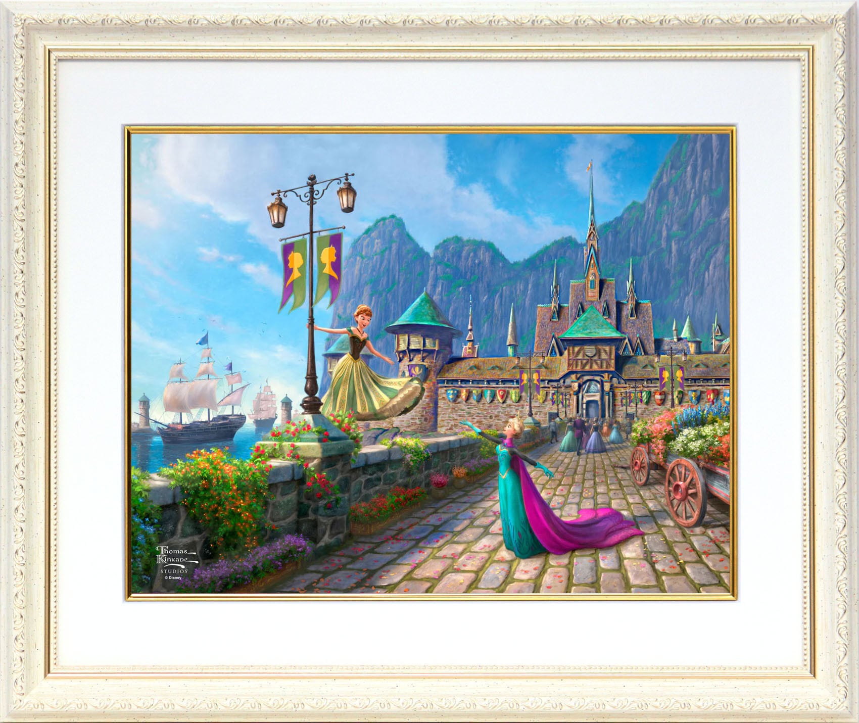 ディズニー絵画「アナと雪の女王/セレブレーション イン アレンデール