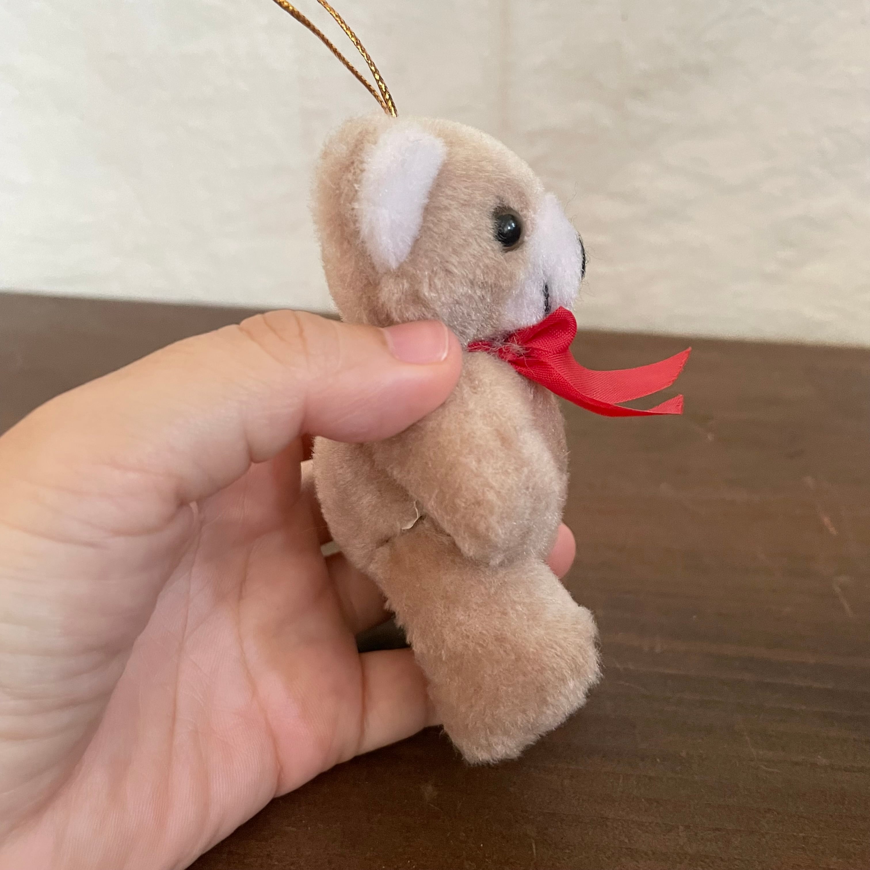 赤いリボンのくま | tsuitachi craft&brocante