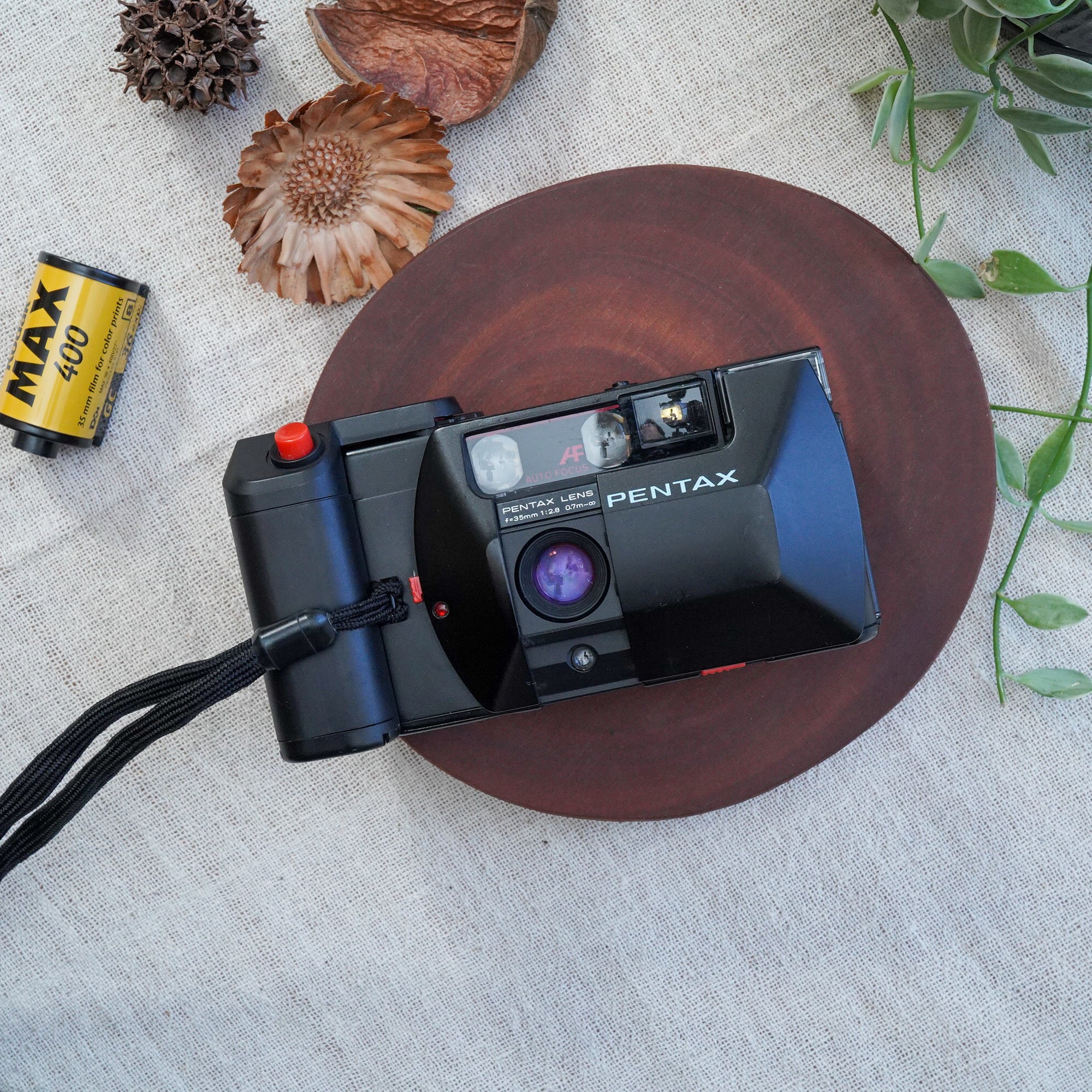 希少 完動品】PENTAX PC35AFフィルムカメラ 動作確認済み 希少カラー