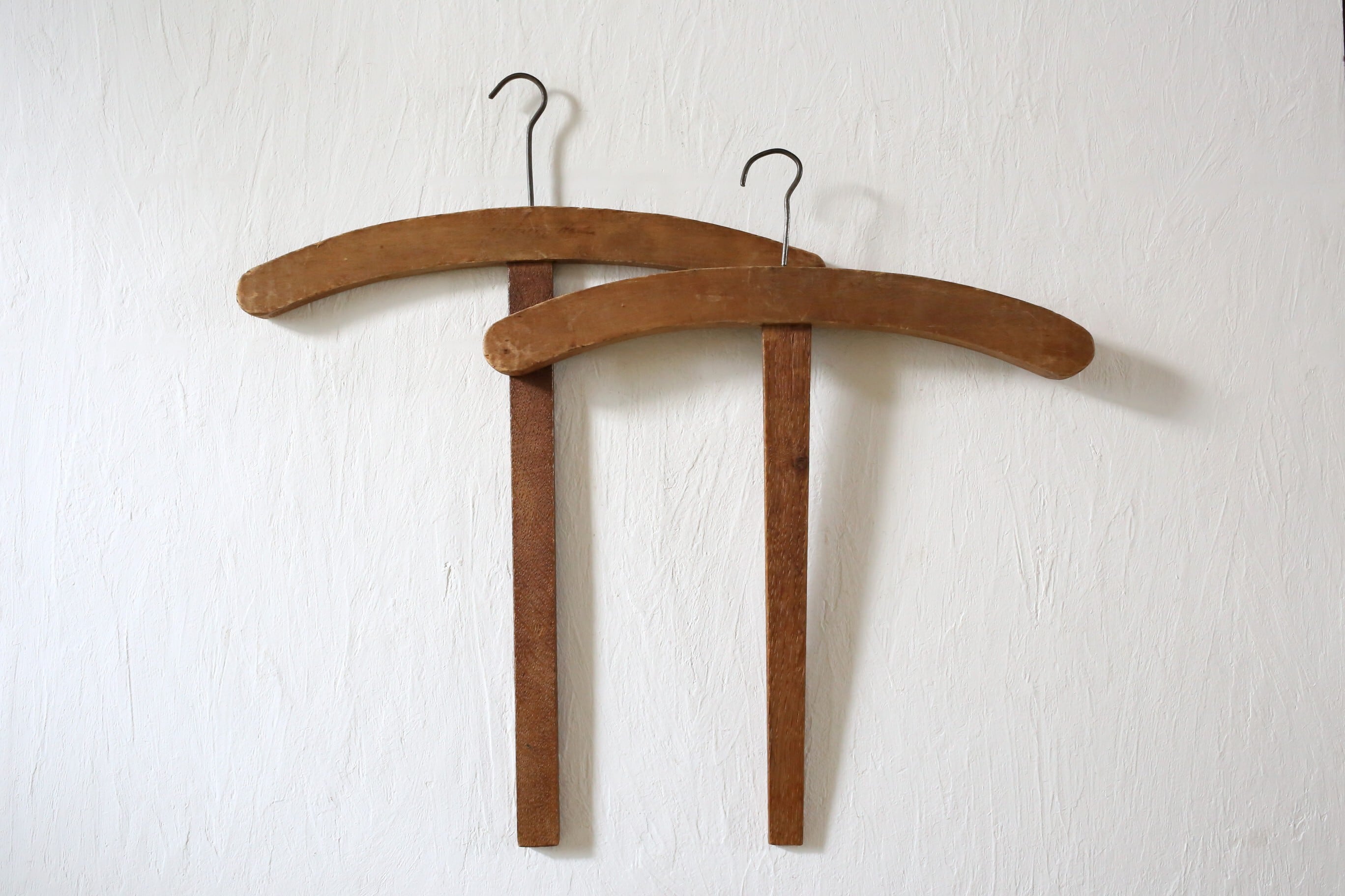 フランス アンティーク ヴィンテージ 木製 十字ハンガー クロス