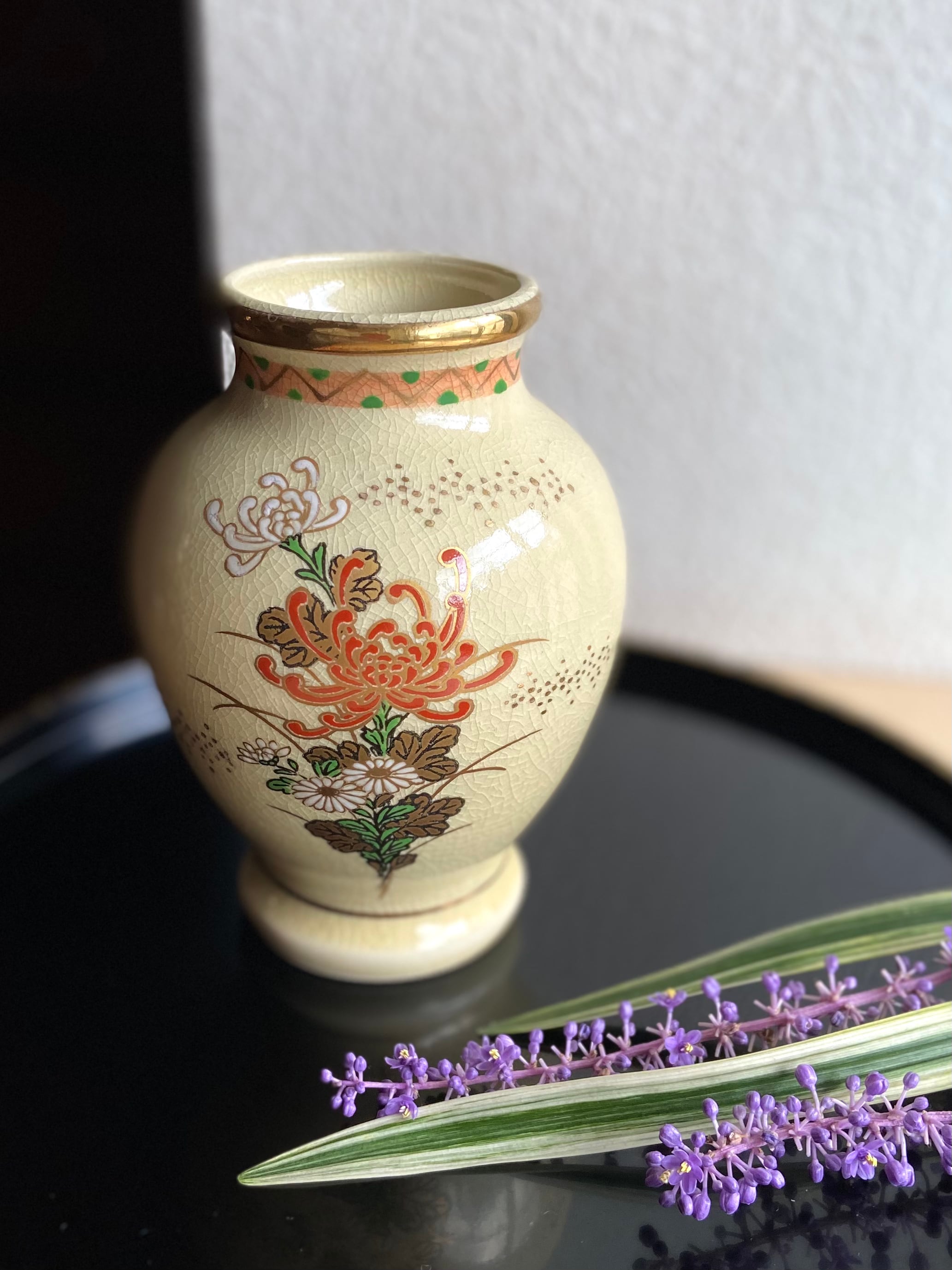 薩摩焼 花瓶 田窯 花器 花壺 工芸品 鹿児島県伝統工芸品 陶磁器 (鹿児