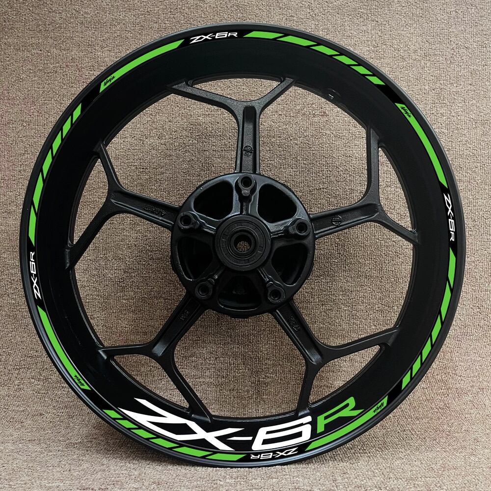 リムステッカー カワサキ ZX-6R ホイール ステッカー 前後セット 1台分